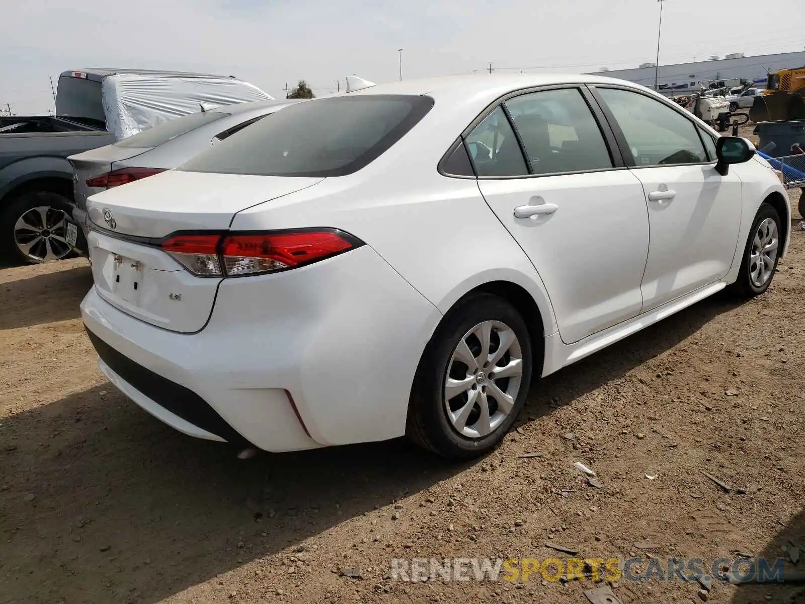 4 Photograph of a damaged car 5YFEPMAE0MP208023 TOYOTA COROLLA 2021