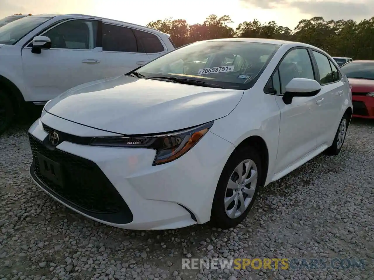 2 Photograph of a damaged car 5YFEPMAE0MP209463 TOYOTA COROLLA 2021