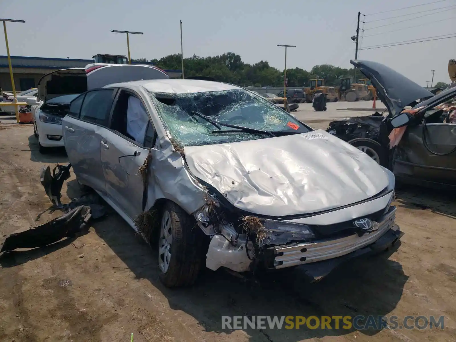 1 Photograph of a damaged car 5YFEPMAE0MP210189 TOYOTA COROLLA 2021