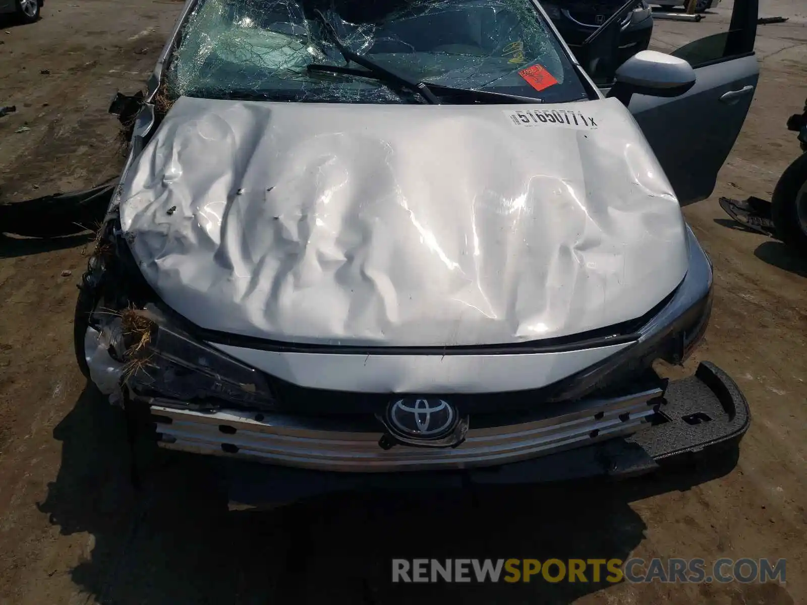 7 Photograph of a damaged car 5YFEPMAE0MP210189 TOYOTA COROLLA 2021