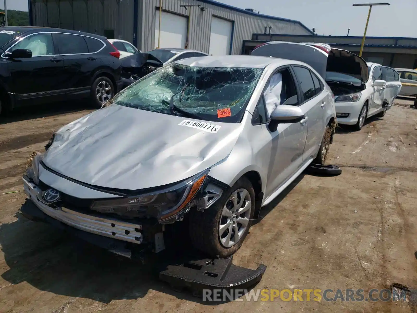 9 Photograph of a damaged car 5YFEPMAE0MP210189 TOYOTA COROLLA 2021