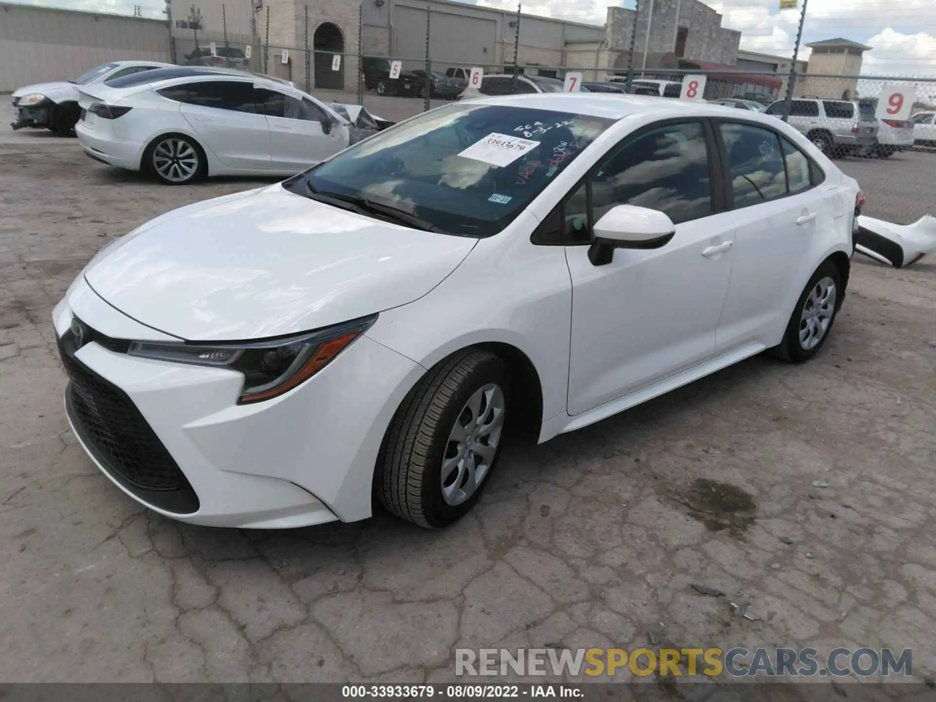 2 Photograph of a damaged car 5YFEPMAE0MP210516 TOYOTA COROLLA 2021