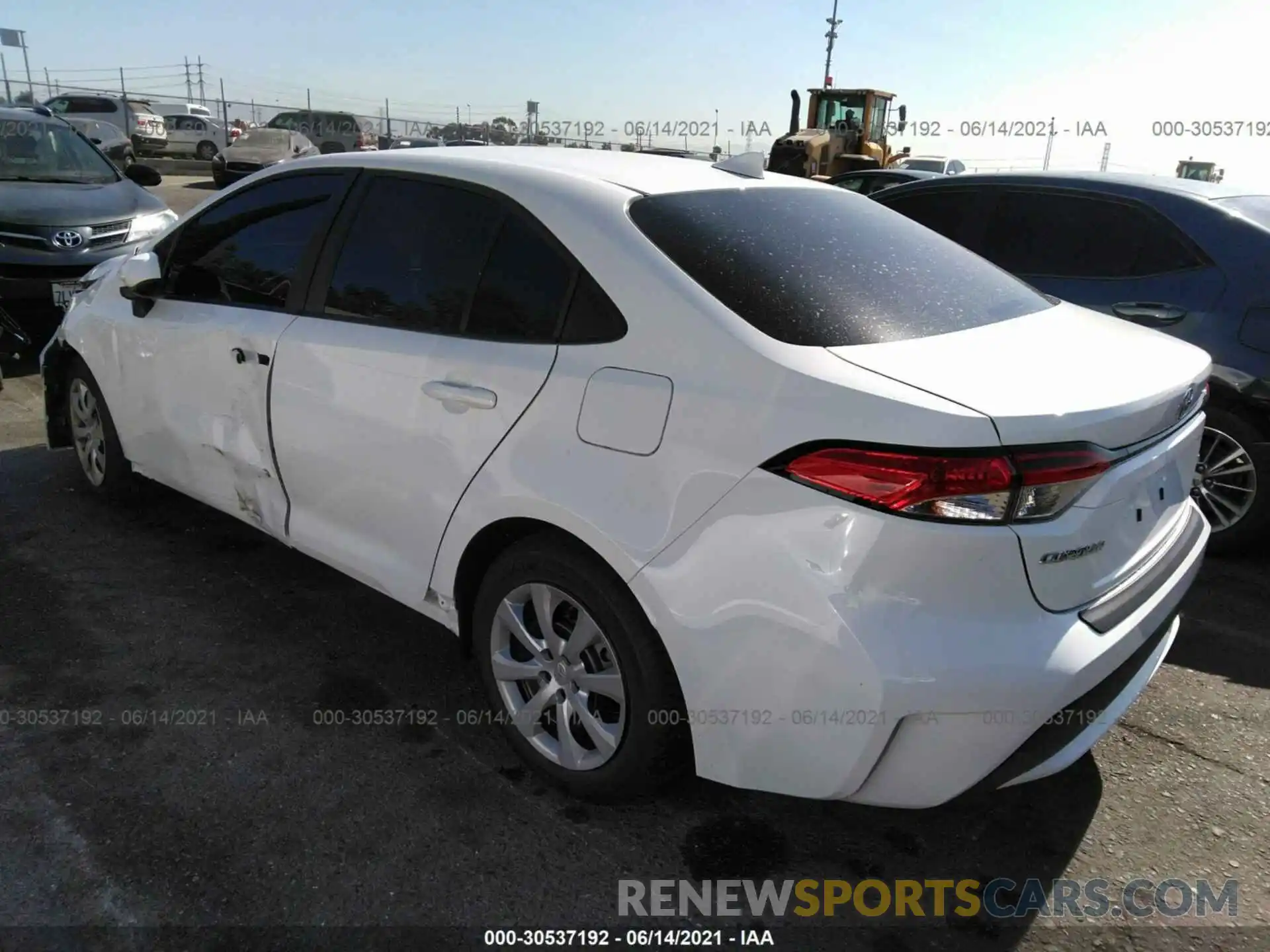 3 Photograph of a damaged car 5YFEPMAE0MP210693 TOYOTA COROLLA 2021