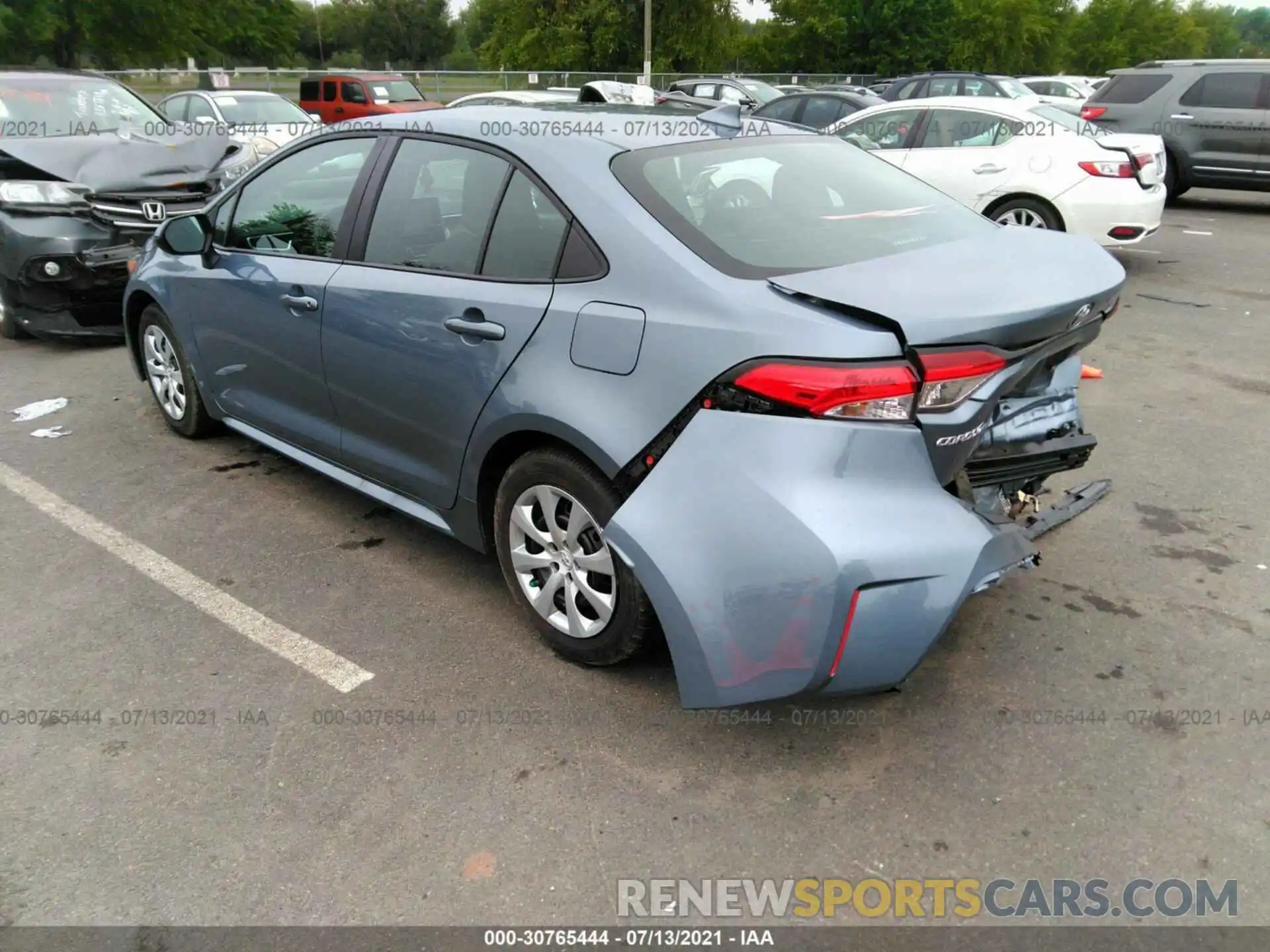 3 Photograph of a damaged car 5YFEPMAE0MP213268 TOYOTA COROLLA 2021