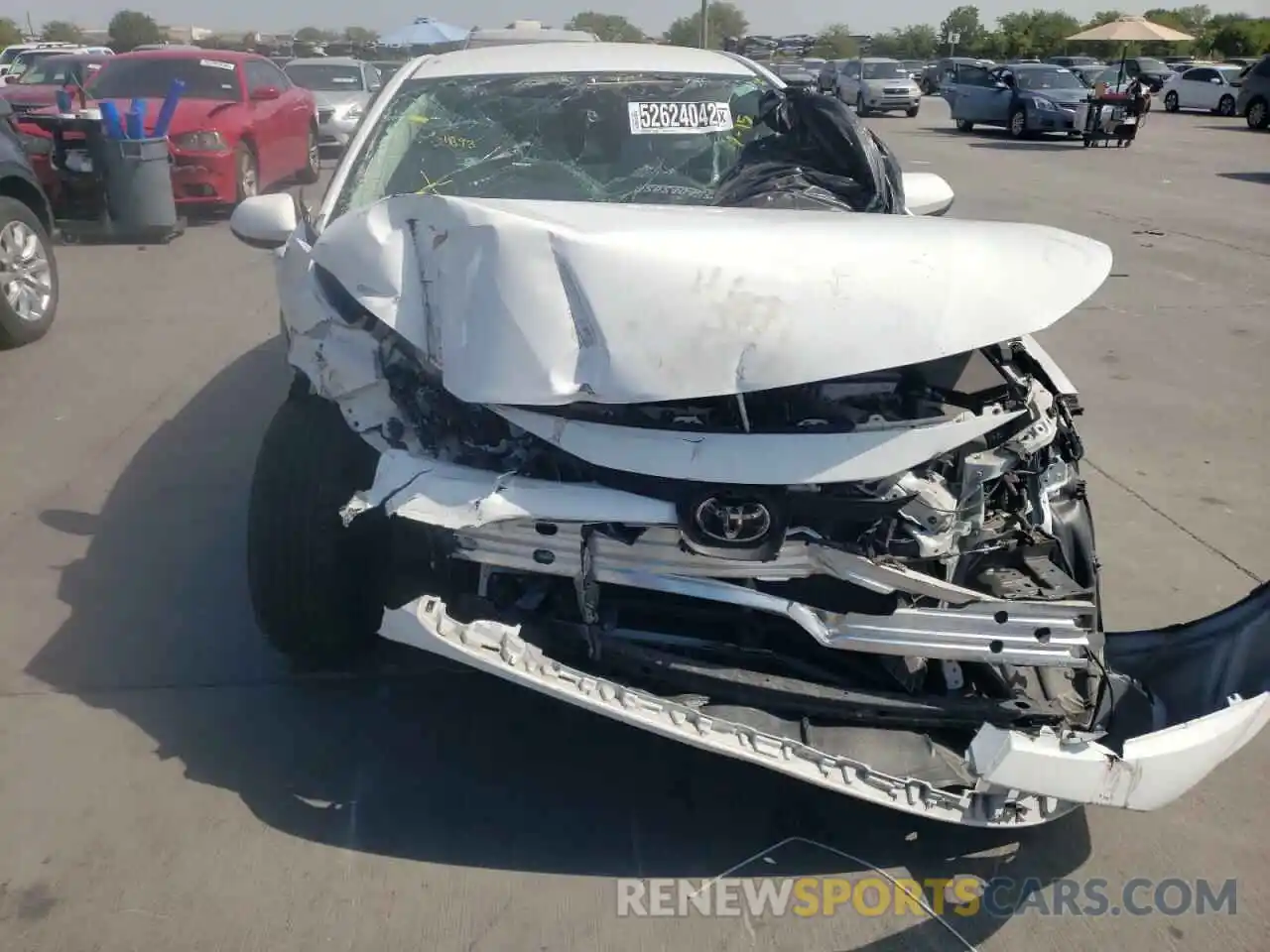 9 Photograph of a damaged car 5YFEPMAE0MP214873 TOYOTA COROLLA 2021