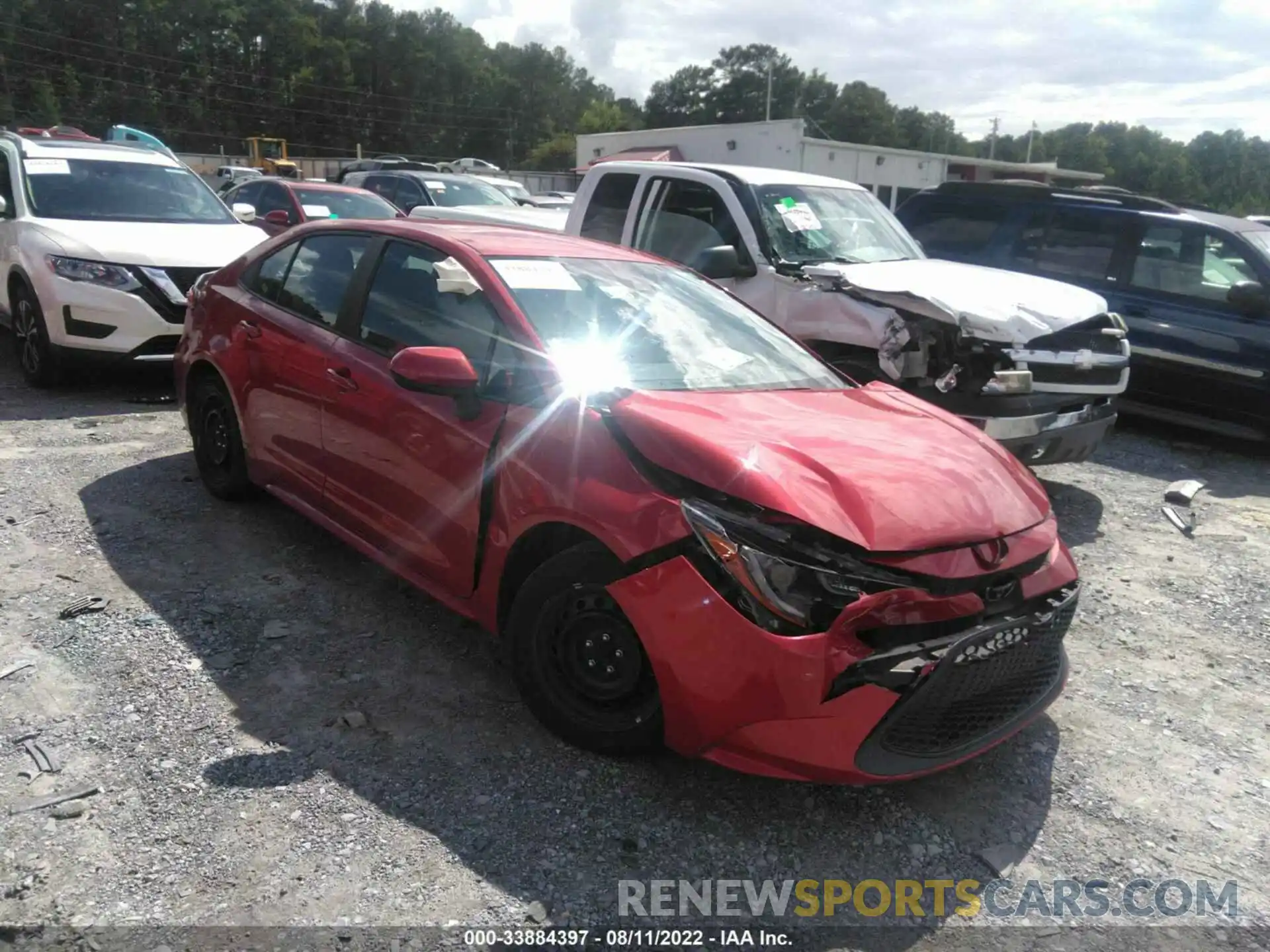 1 Photograph of a damaged car 5YFEPMAE0MP215134 TOYOTA COROLLA 2021