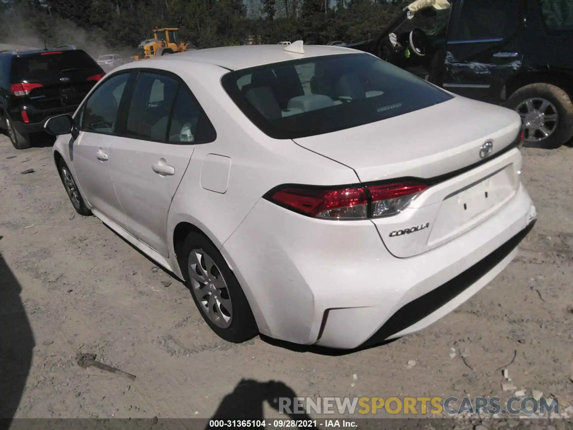 3 Photograph of a damaged car 5YFEPMAE0MP215246 TOYOTA COROLLA 2021