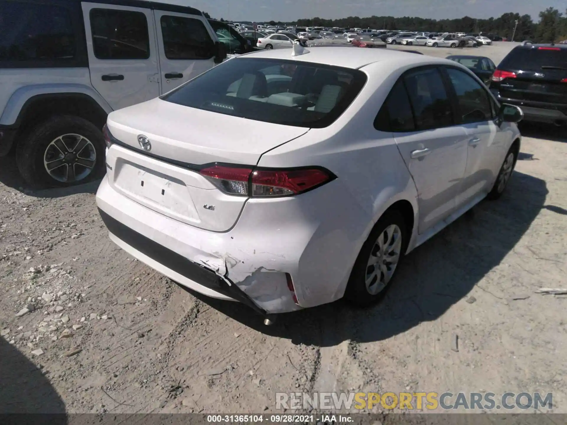 4 Photograph of a damaged car 5YFEPMAE0MP215246 TOYOTA COROLLA 2021