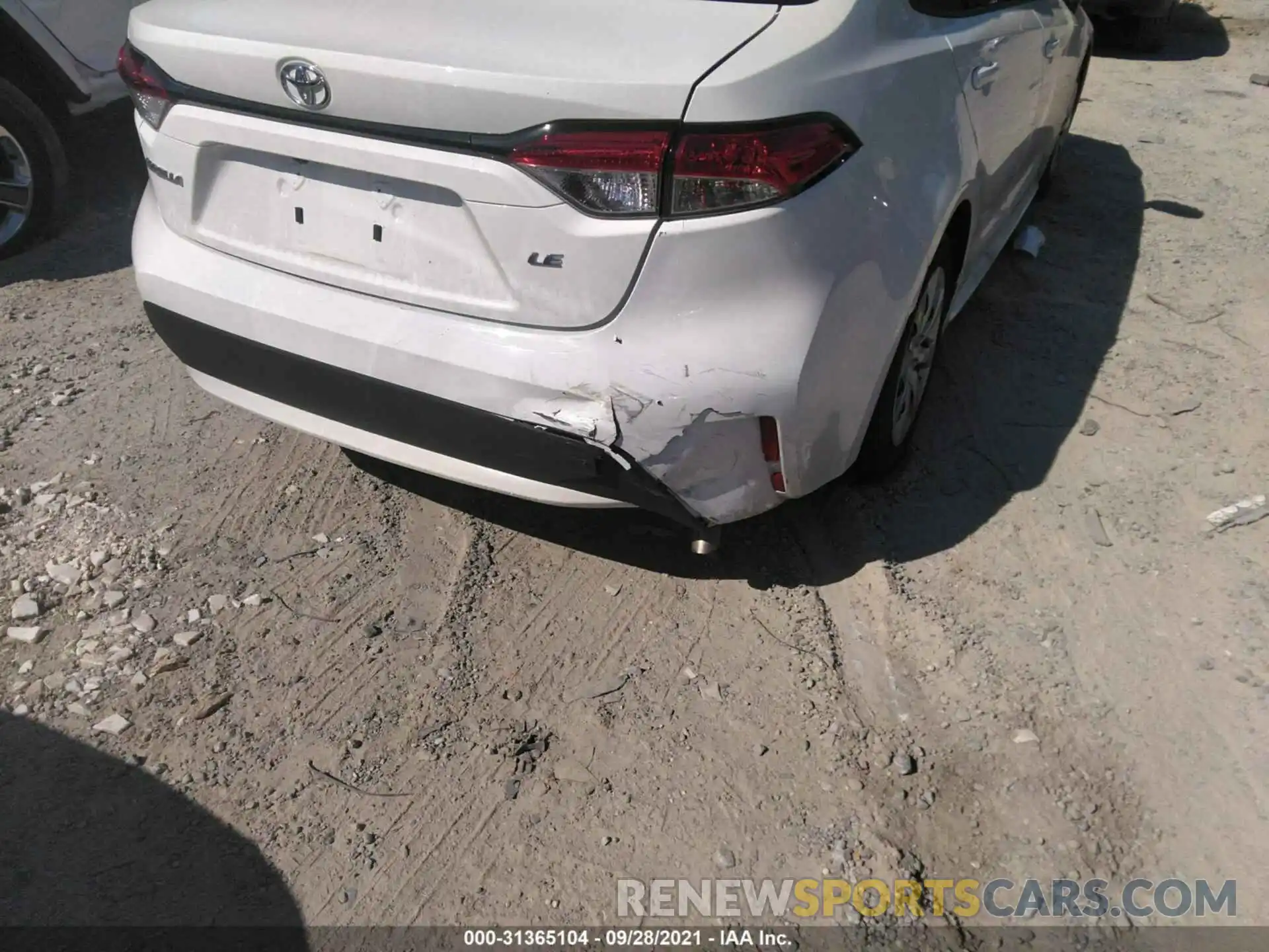 6 Photograph of a damaged car 5YFEPMAE0MP215246 TOYOTA COROLLA 2021