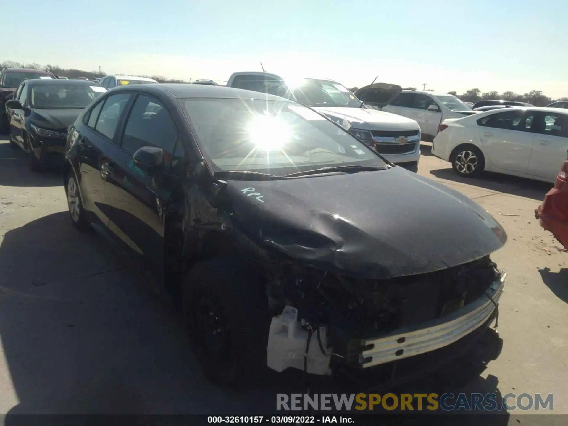 1 Photograph of a damaged car 5YFEPMAE0MP215263 TOYOTA COROLLA 2021