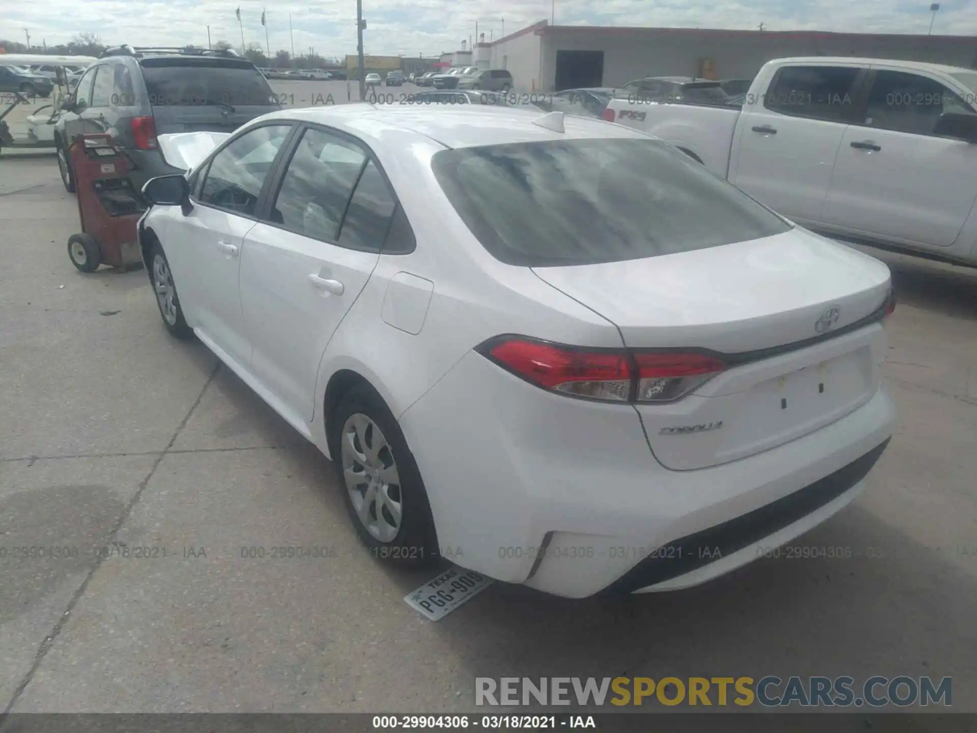 3 Photograph of a damaged car 5YFEPMAE0MP215313 TOYOTA COROLLA 2021