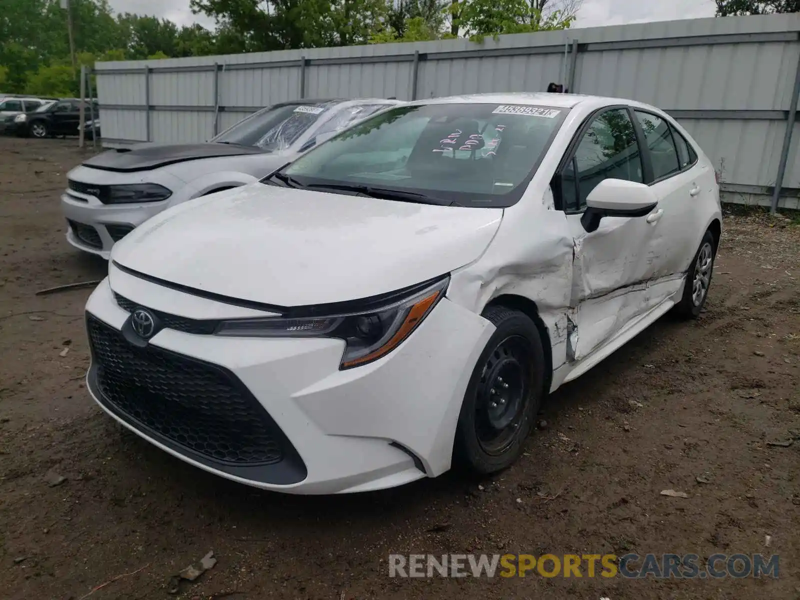 2 Photograph of a damaged car 5YFEPMAE0MP215439 TOYOTA COROLLA 2021