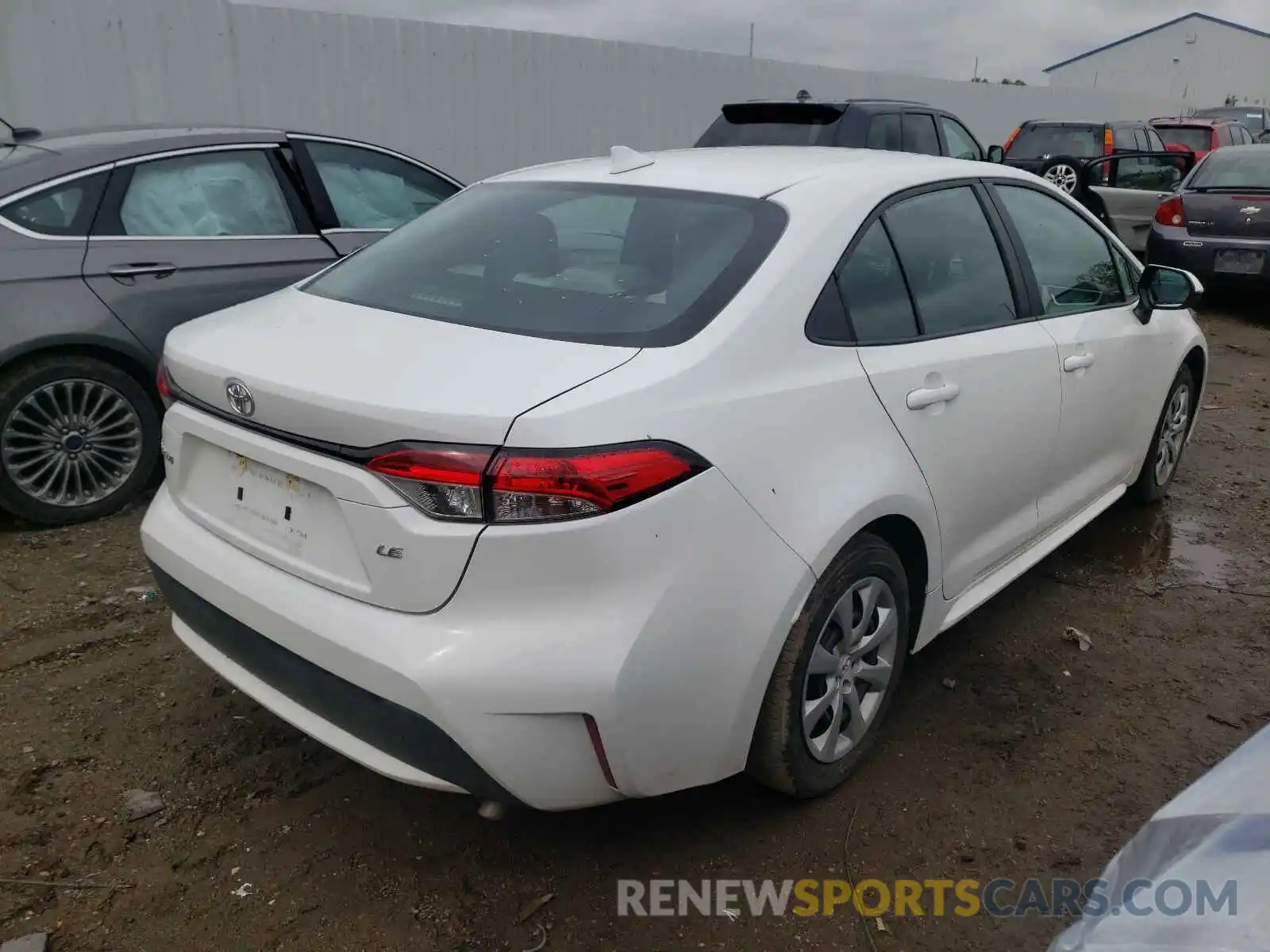 4 Photograph of a damaged car 5YFEPMAE0MP215439 TOYOTA COROLLA 2021