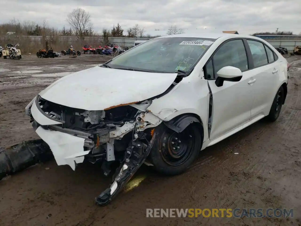 2 Photograph of a damaged car 5YFEPMAE0MP215456 TOYOTA COROLLA 2021