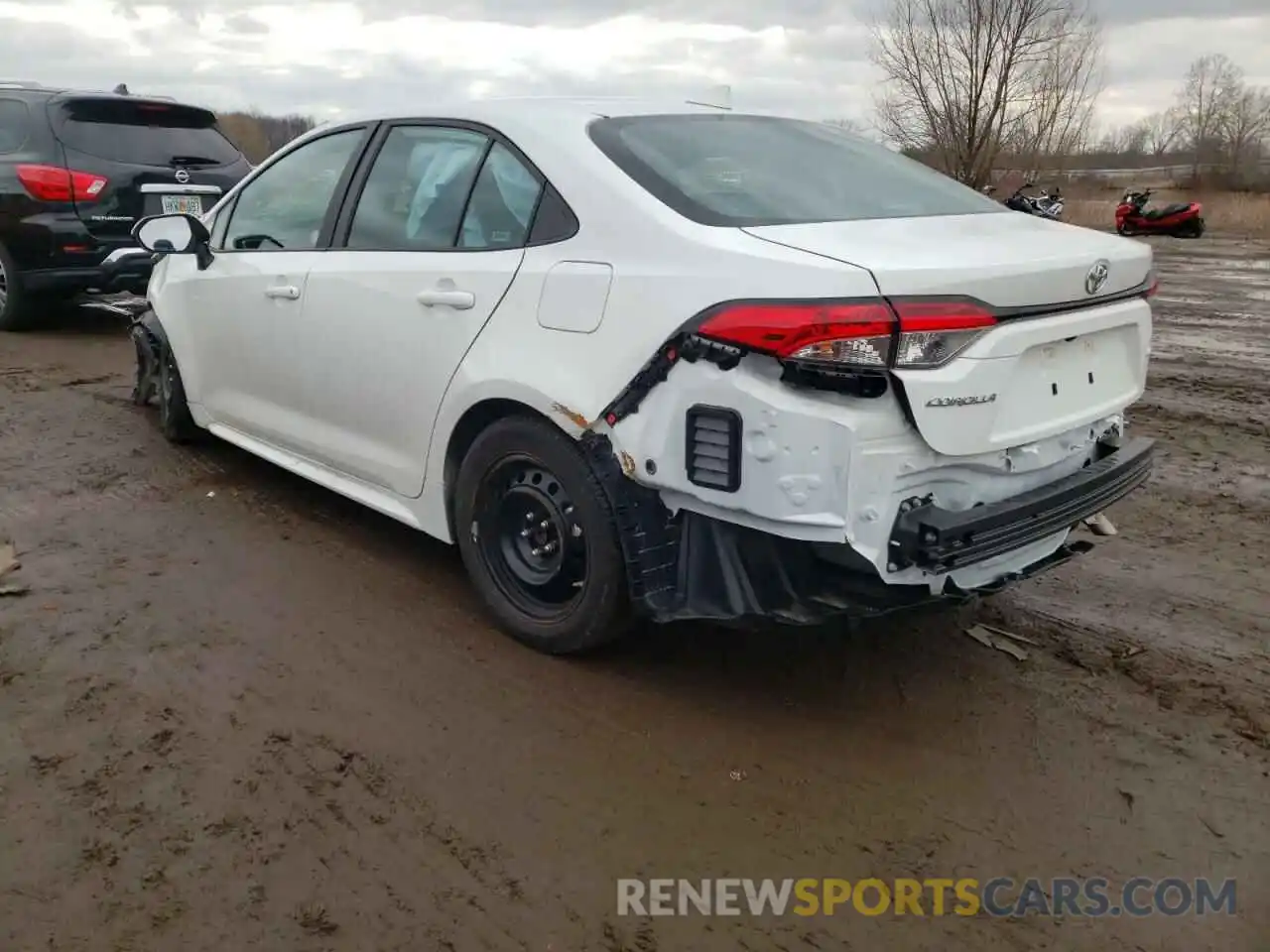 3 Photograph of a damaged car 5YFEPMAE0MP215456 TOYOTA COROLLA 2021