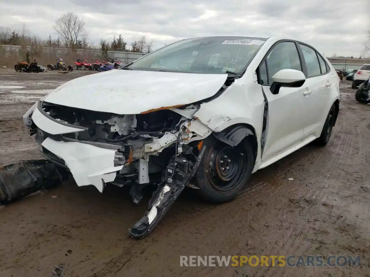 9 Photograph of a damaged car 5YFEPMAE0MP215456 TOYOTA COROLLA 2021