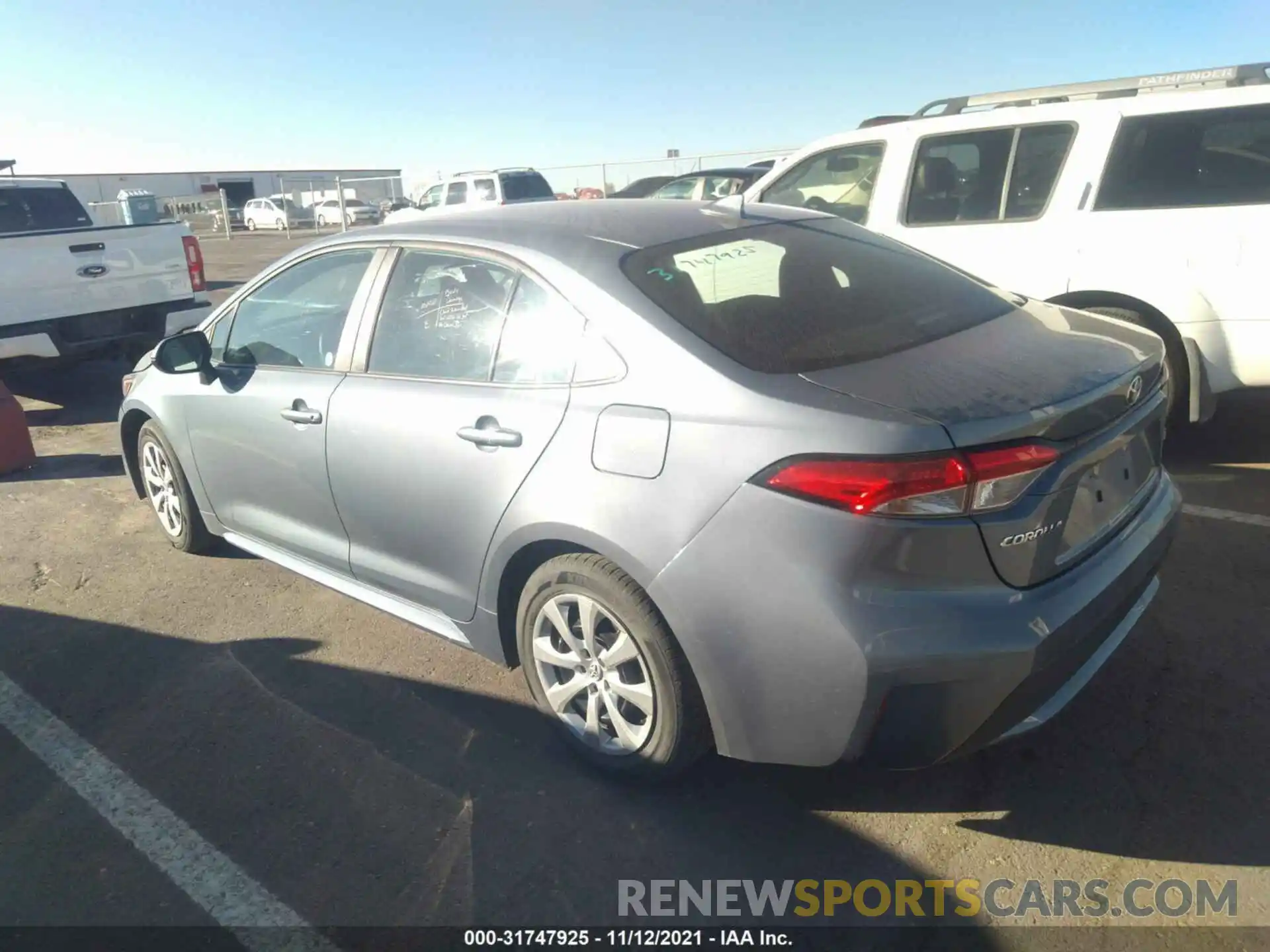 3 Photograph of a damaged car 5YFEPMAE0MP215909 TOYOTA COROLLA 2021