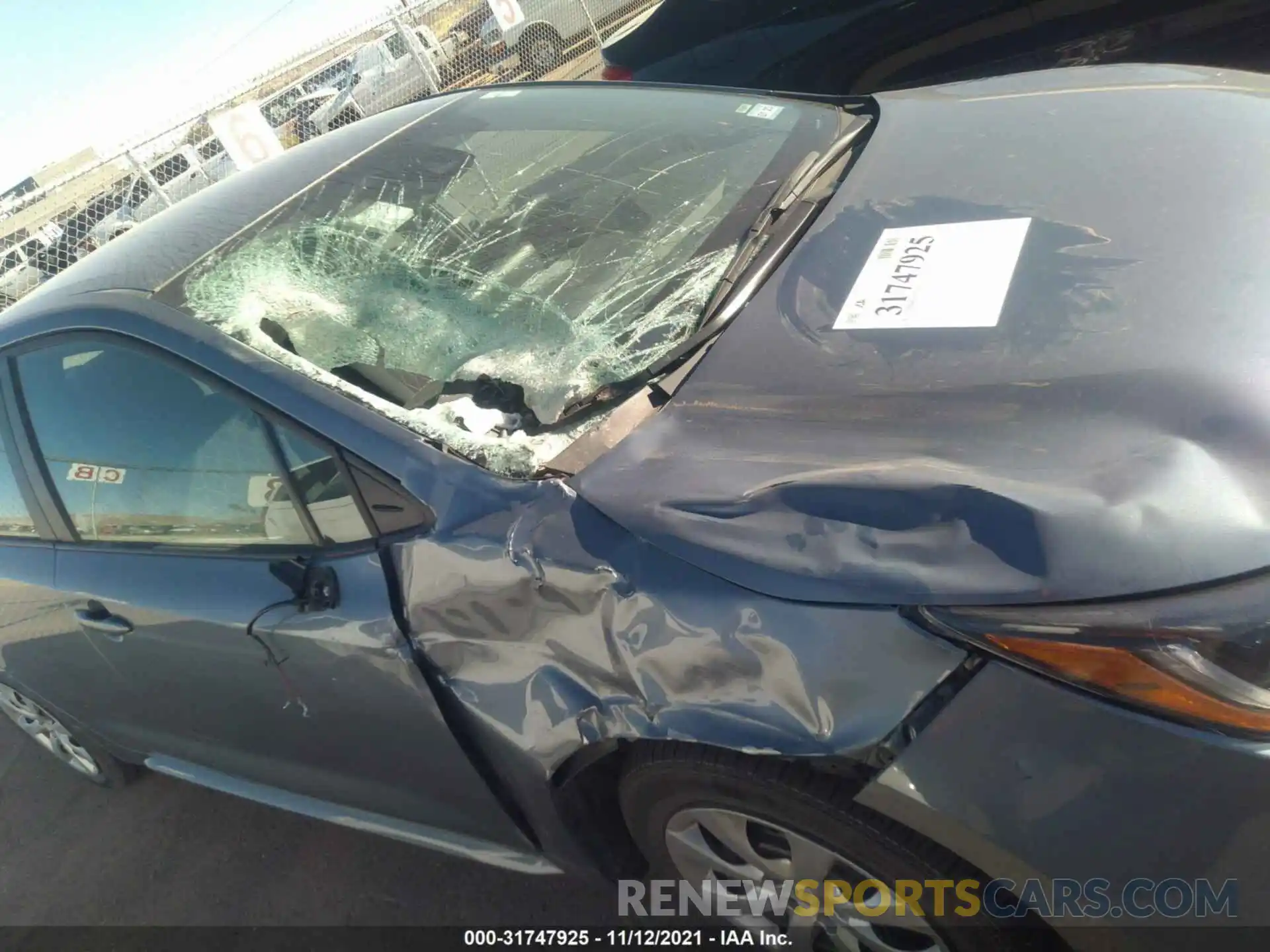 6 Photograph of a damaged car 5YFEPMAE0MP215909 TOYOTA COROLLA 2021