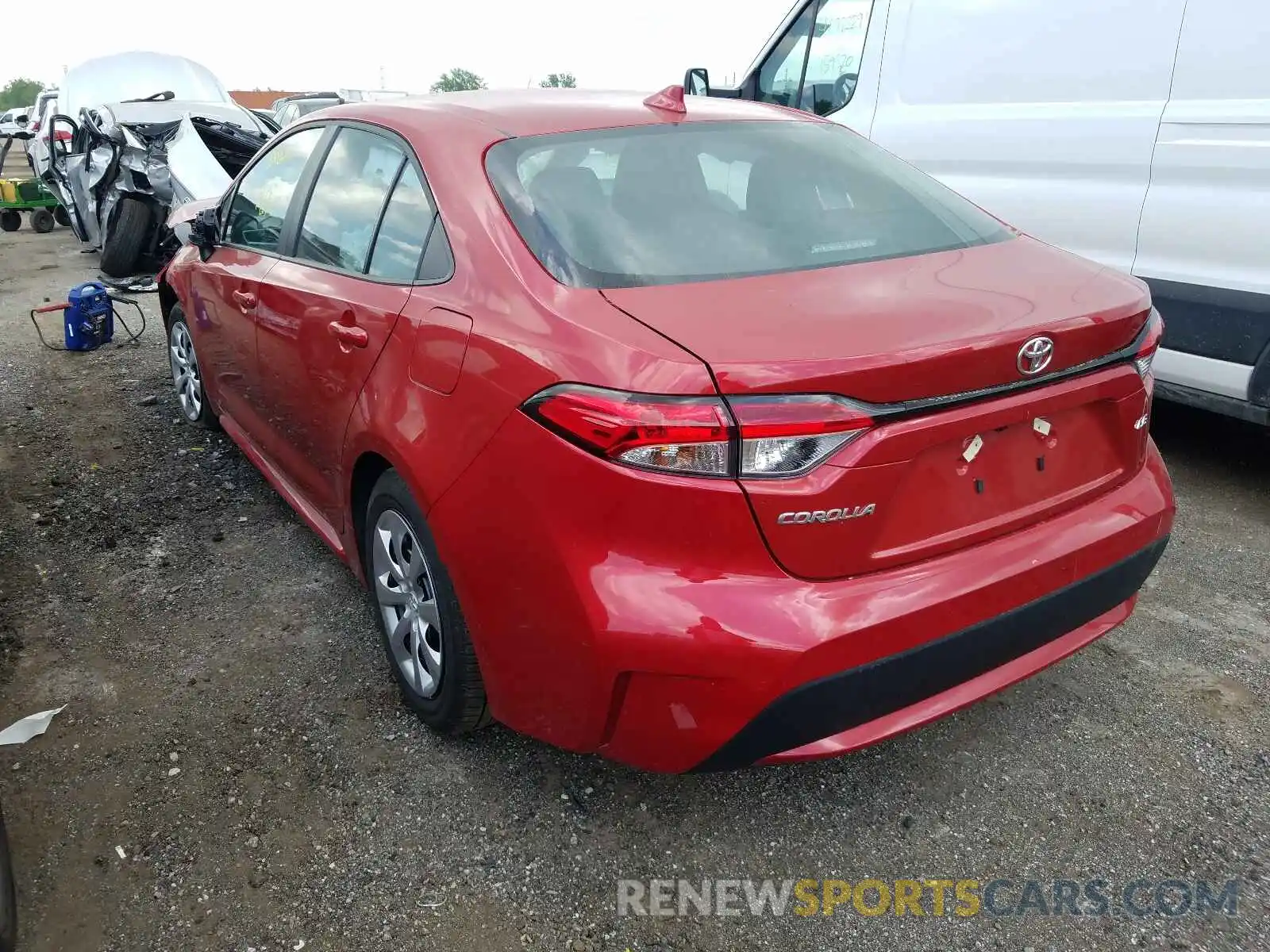 3 Photograph of a damaged car 5YFEPMAE0MP216767 TOYOTA COROLLA 2021