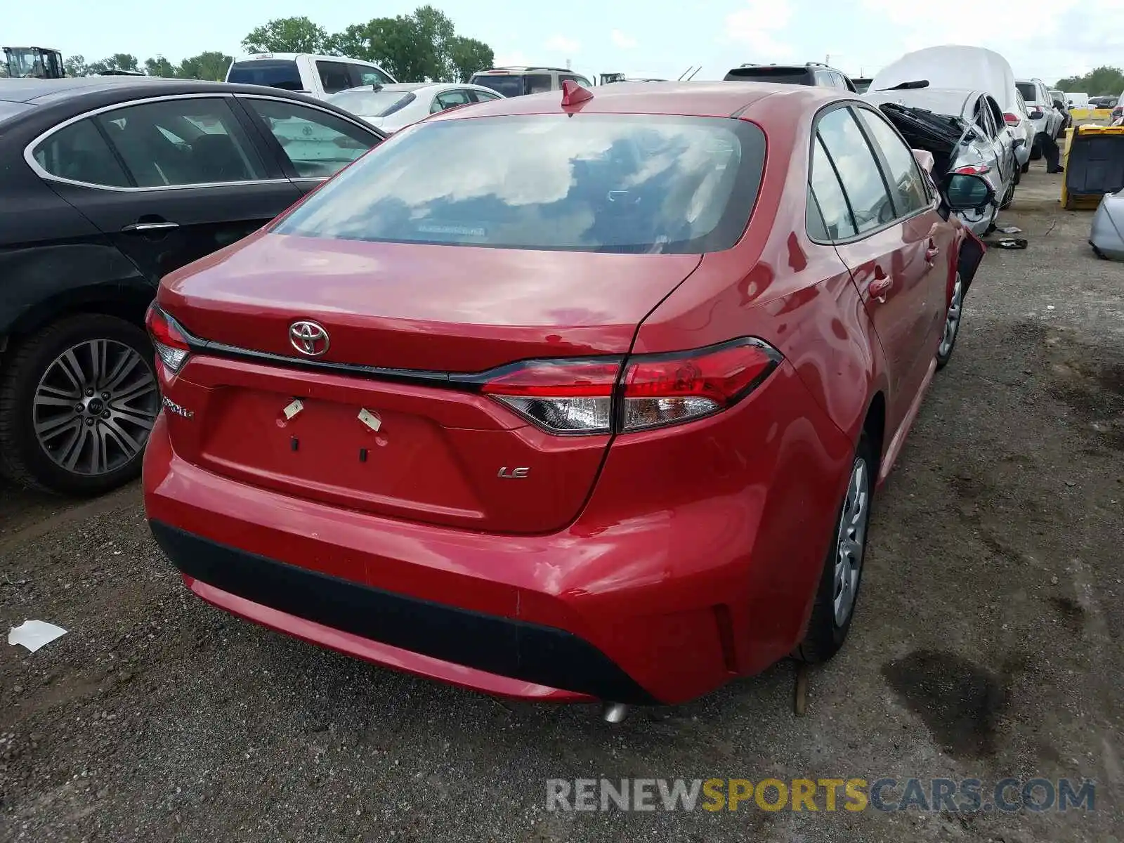 4 Photograph of a damaged car 5YFEPMAE0MP216767 TOYOTA COROLLA 2021