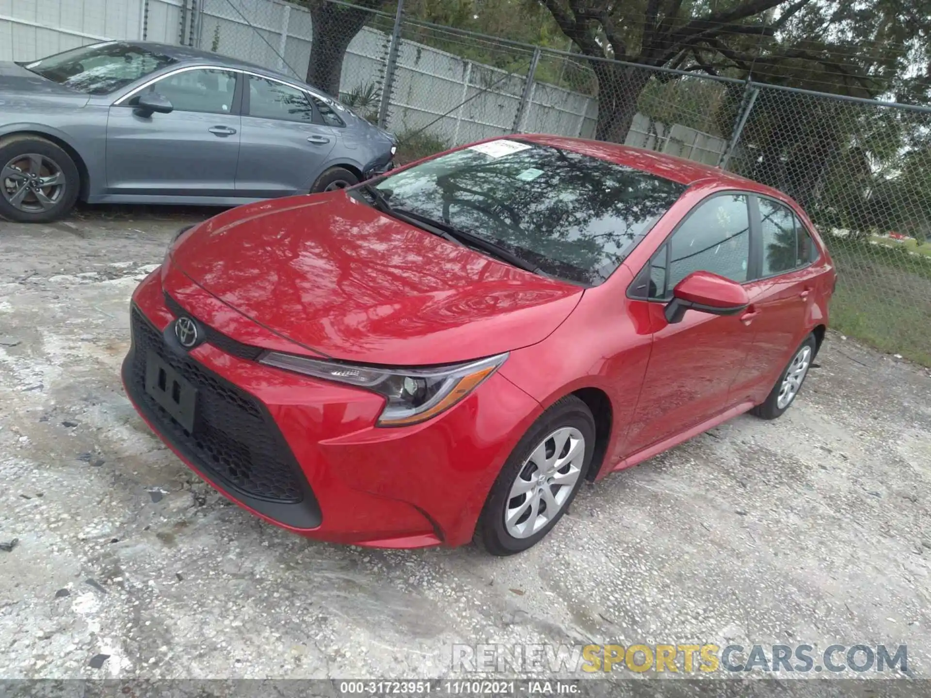 2 Фотография поврежденного автомобиля 5YFEPMAE0MP217434 TOYOTA COROLLA 2021