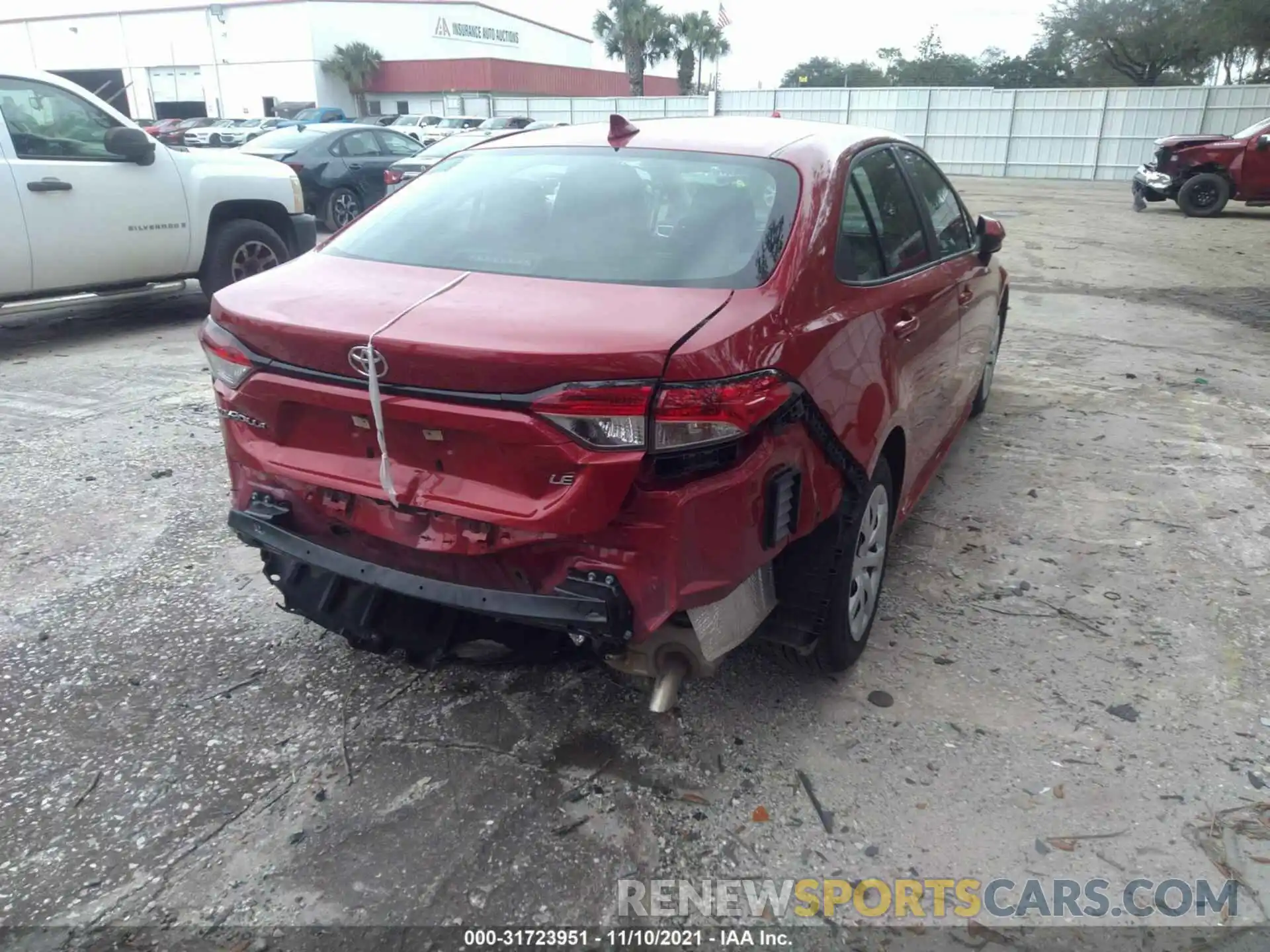 6 Photograph of a damaged car 5YFEPMAE0MP217434 TOYOTA COROLLA 2021