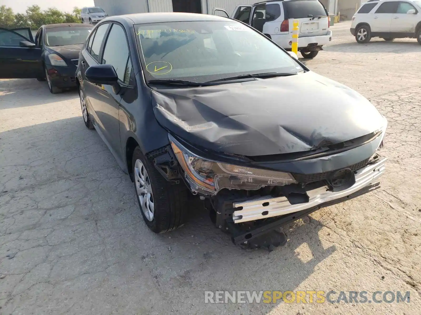 1 Photograph of a damaged car 5YFEPMAE0MP217823 TOYOTA COROLLA 2021