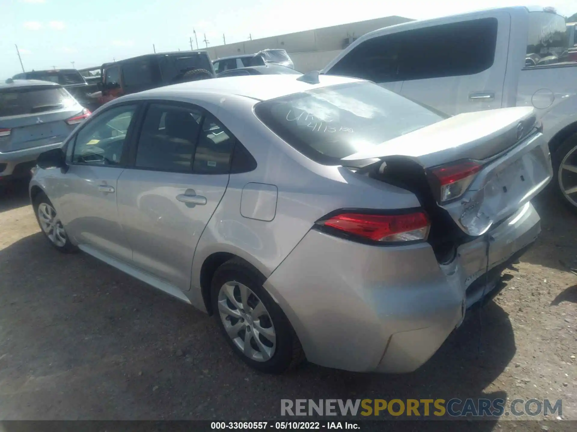 3 Photograph of a damaged car 5YFEPMAE0MP218079 TOYOTA COROLLA 2021