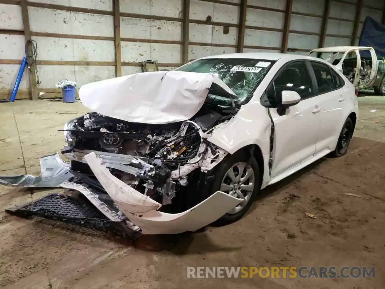 2 Photograph of a damaged car 5YFEPMAE0MP218566 TOYOTA COROLLA 2021