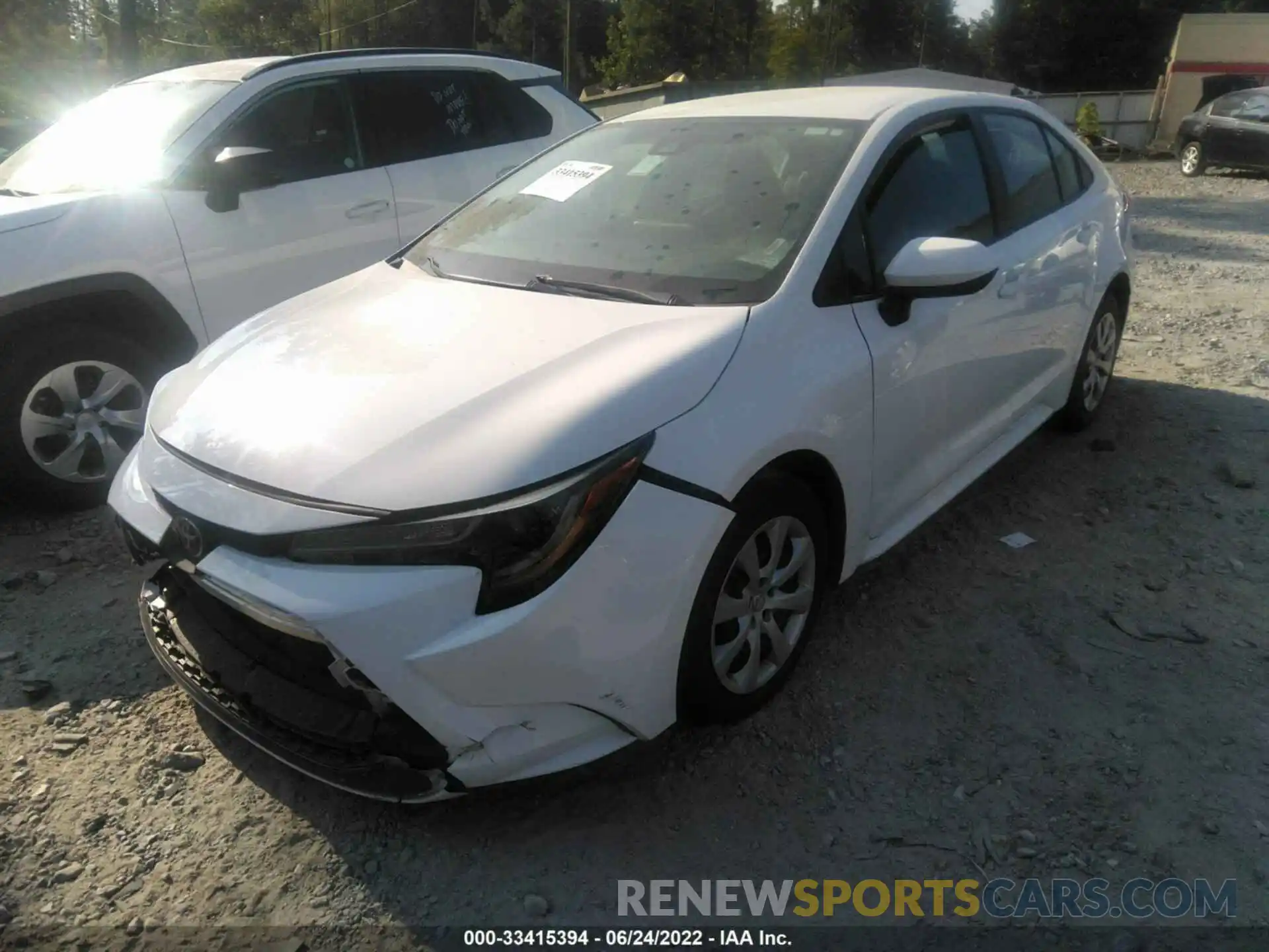 2 Photograph of a damaged car 5YFEPMAE0MP218776 TOYOTA COROLLA 2021