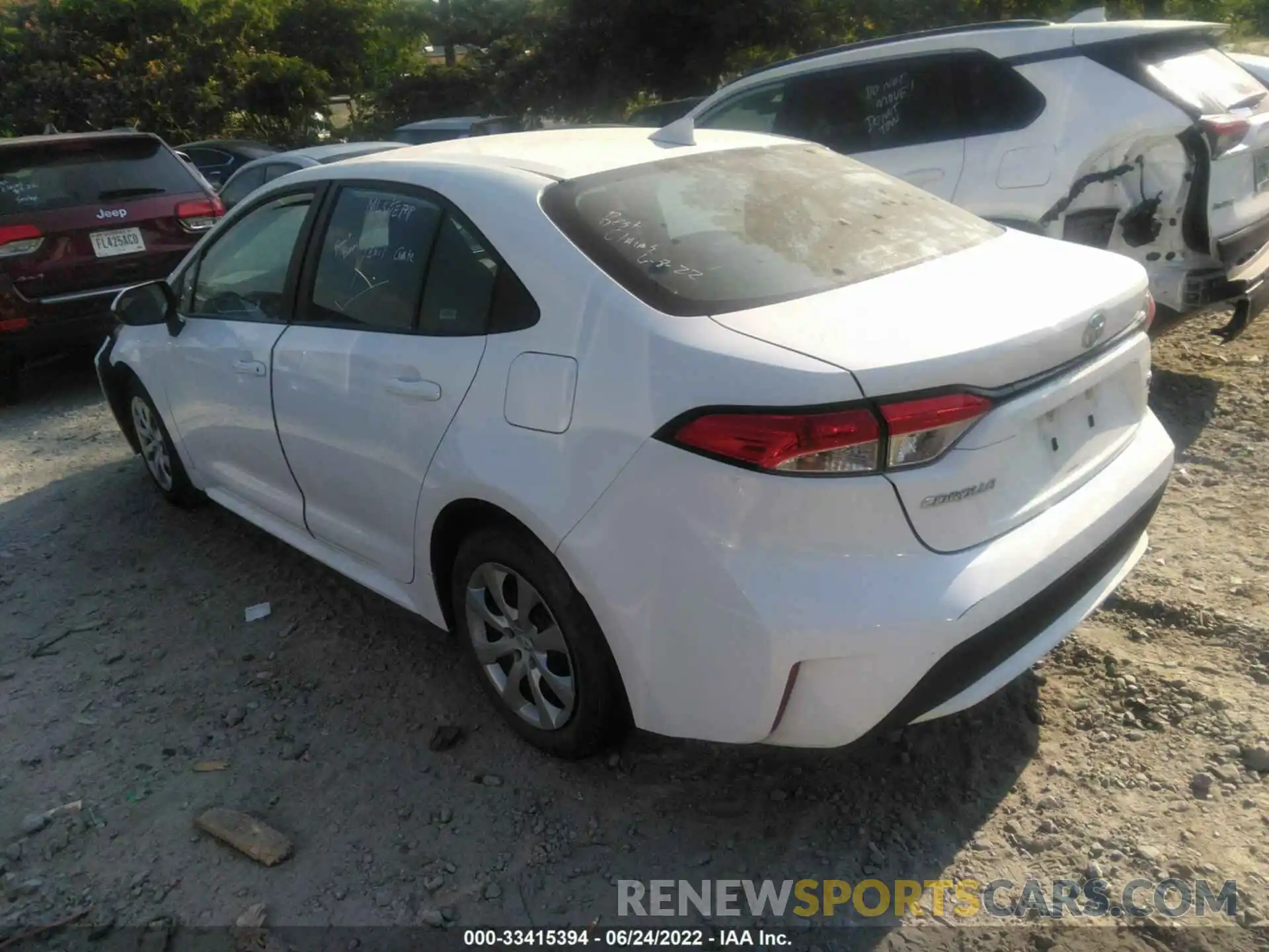 3 Photograph of a damaged car 5YFEPMAE0MP218776 TOYOTA COROLLA 2021