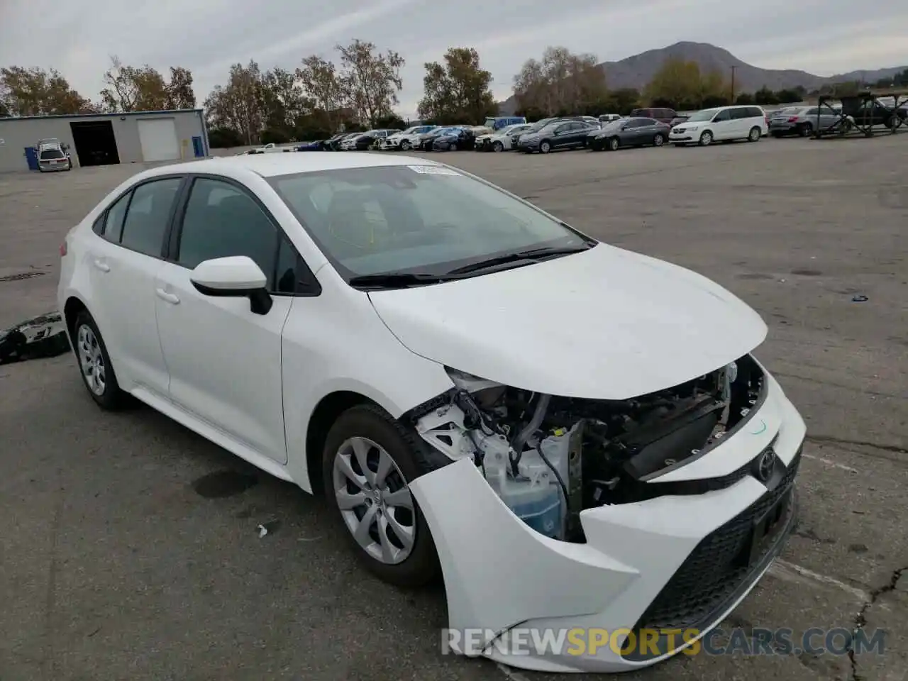 1 Photograph of a damaged car 5YFEPMAE0MP219085 TOYOTA COROLLA 2021