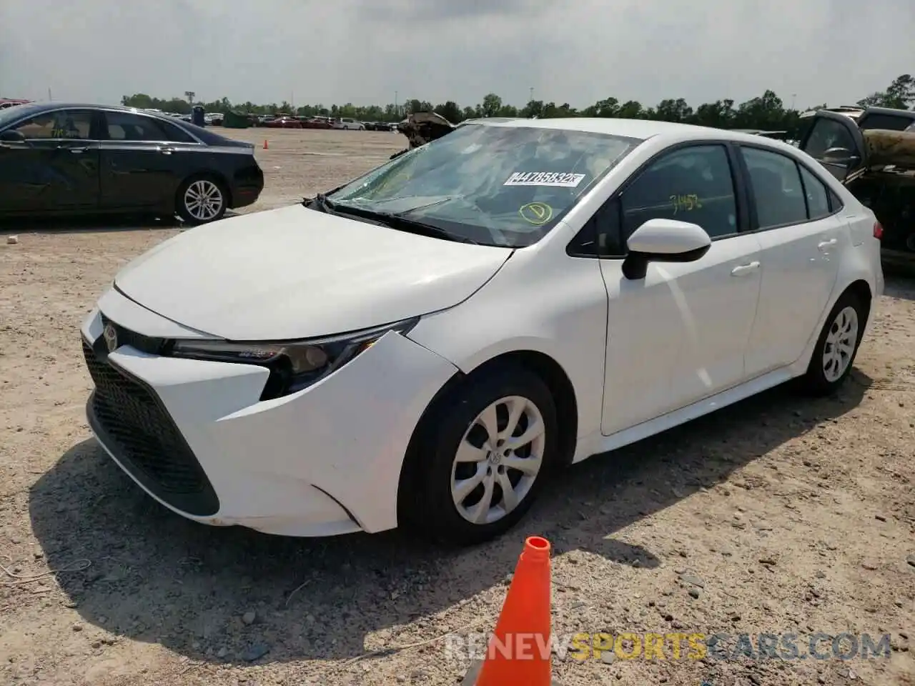 2 Photograph of a damaged car 5YFEPMAE0MP221161 TOYOTA COROLLA 2021