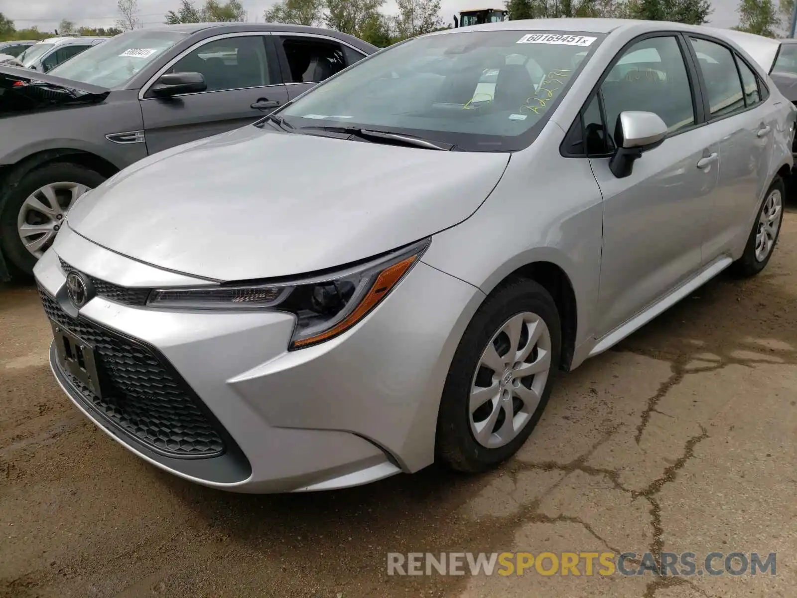 2 Photograph of a damaged car 5YFEPMAE0MP222391 TOYOTA COROLLA 2021