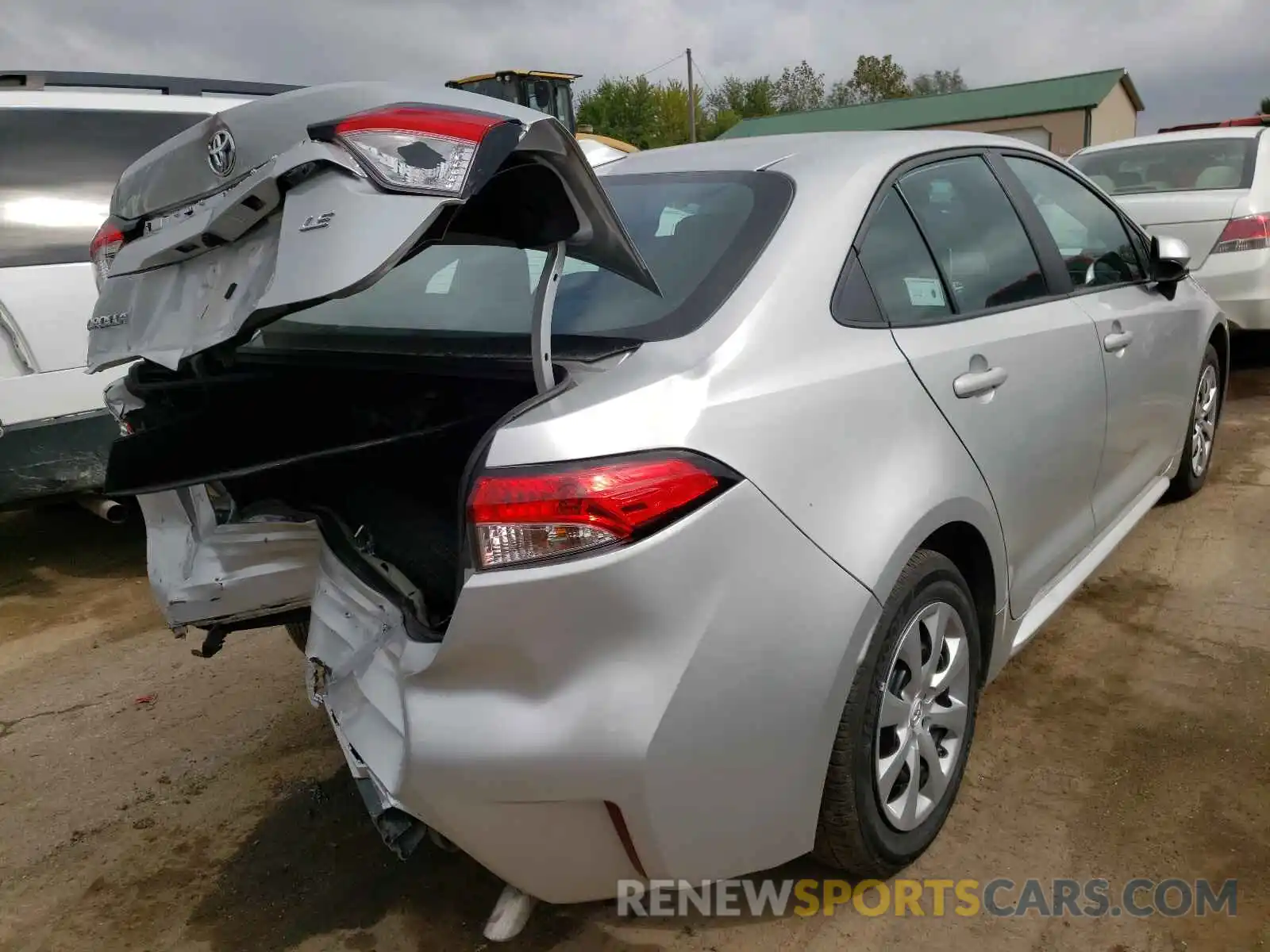 4 Photograph of a damaged car 5YFEPMAE0MP222391 TOYOTA COROLLA 2021