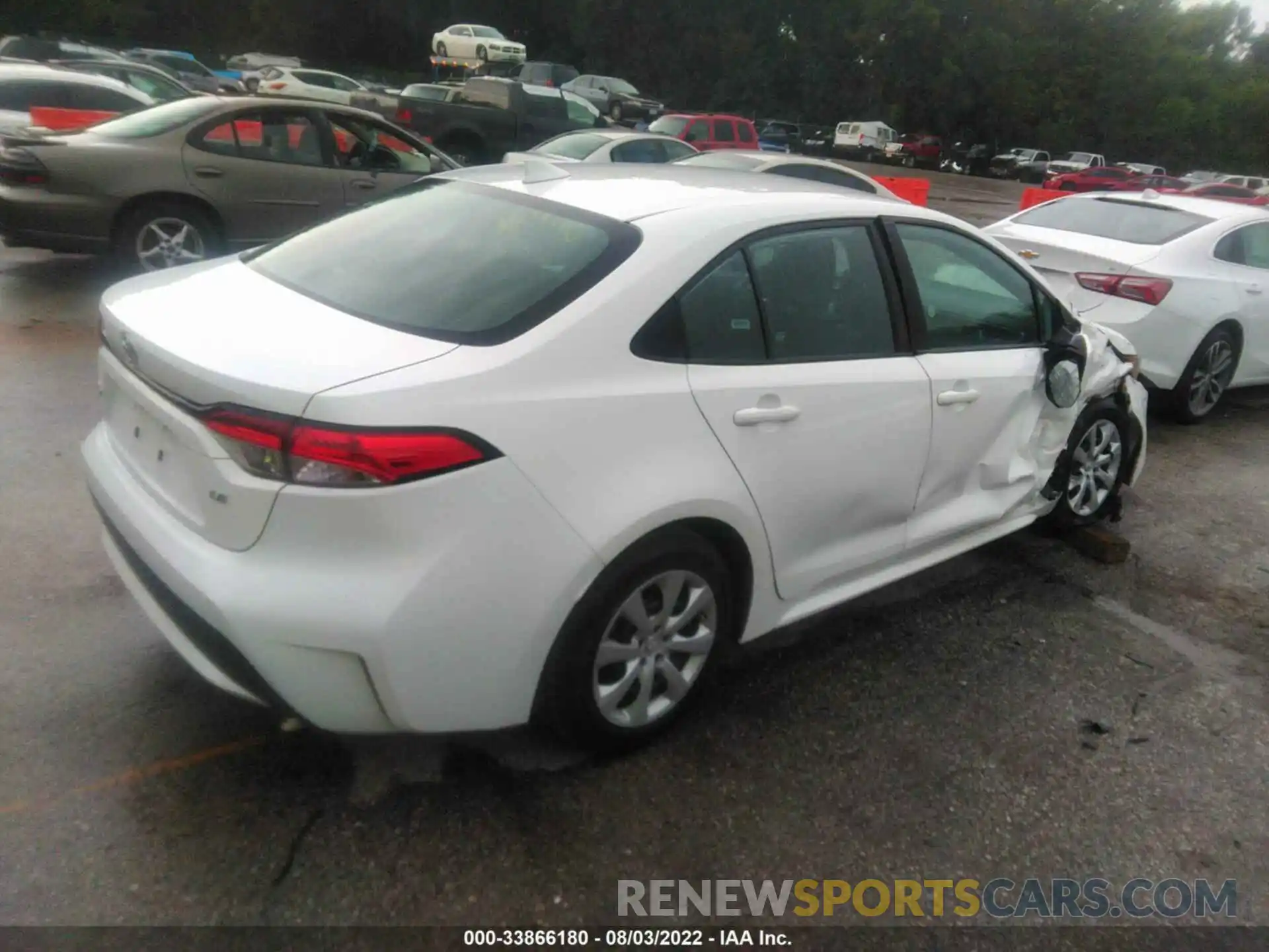 4 Photograph of a damaged car 5YFEPMAE0MP222892 TOYOTA COROLLA 2021