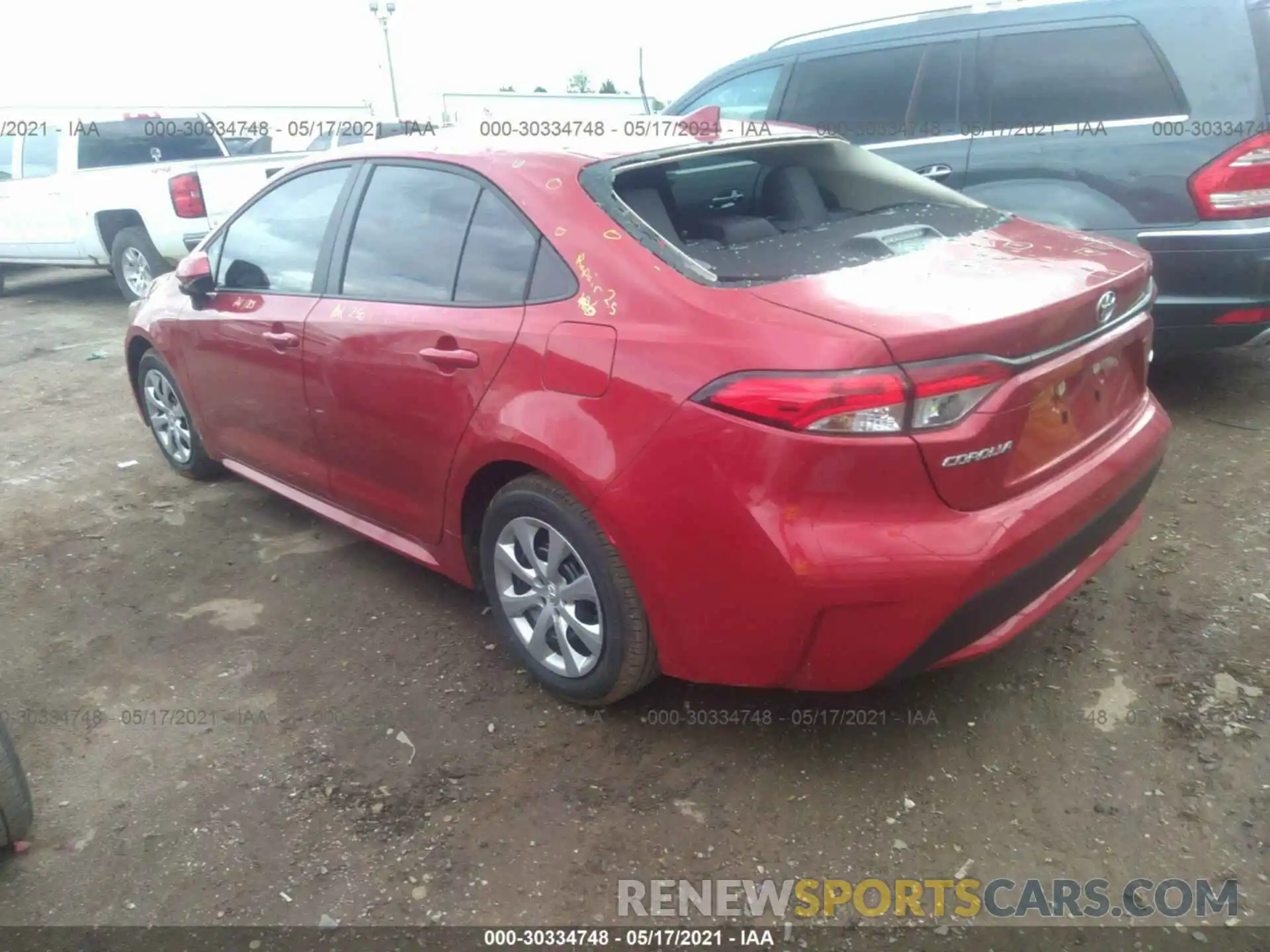 3 Photograph of a damaged car 5YFEPMAE0MP223279 TOYOTA COROLLA 2021