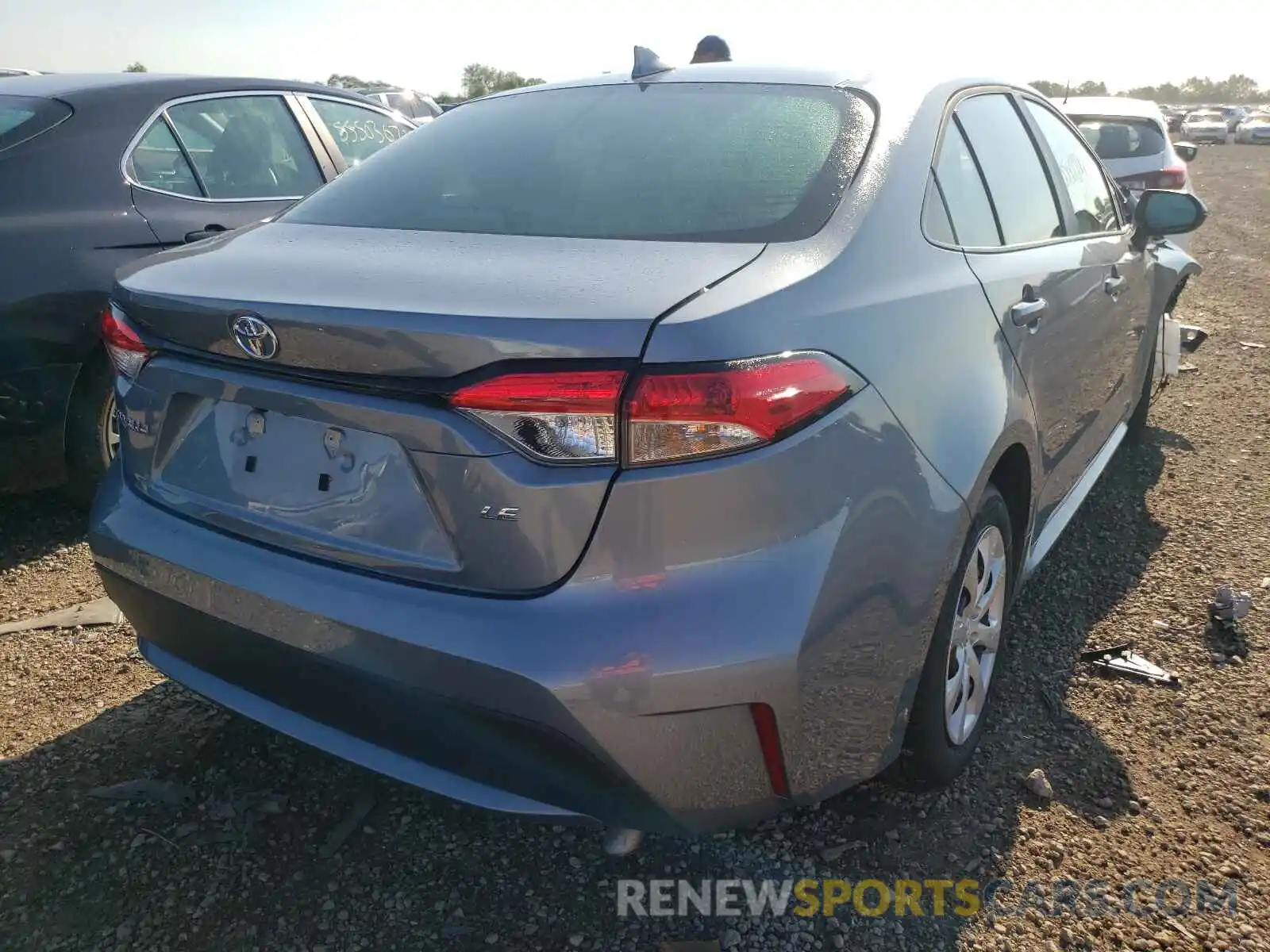 4 Photograph of a damaged car 5YFEPMAE0MP223296 TOYOTA COROLLA 2021