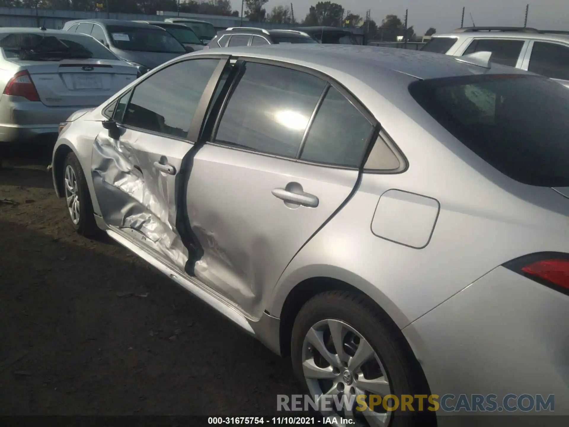 6 Photograph of a damaged car 5YFEPMAE0MP223623 TOYOTA COROLLA 2021