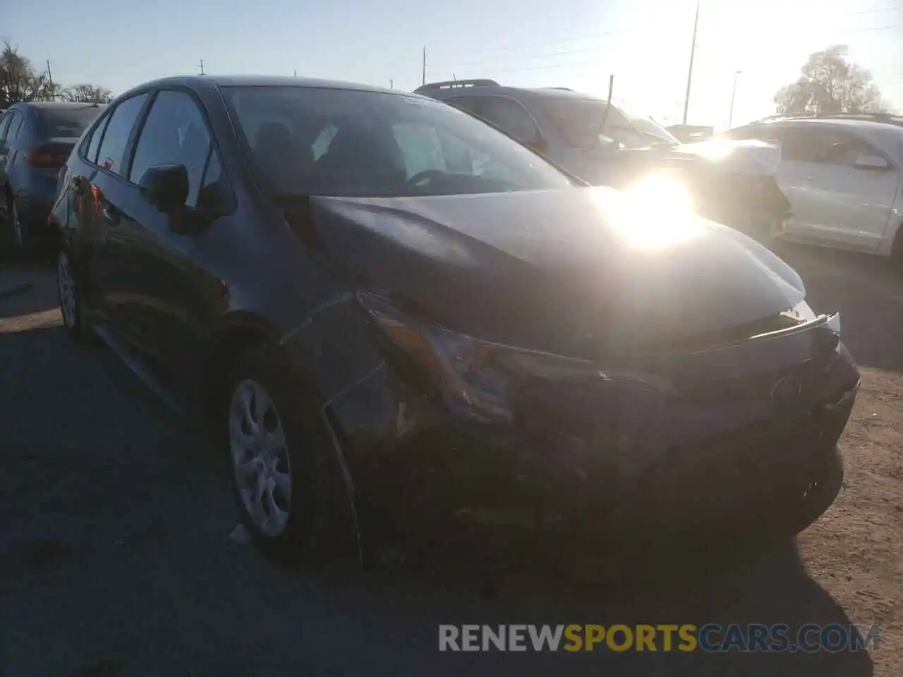 1 Photograph of a damaged car 5YFEPMAE0MP225047 TOYOTA COROLLA 2021