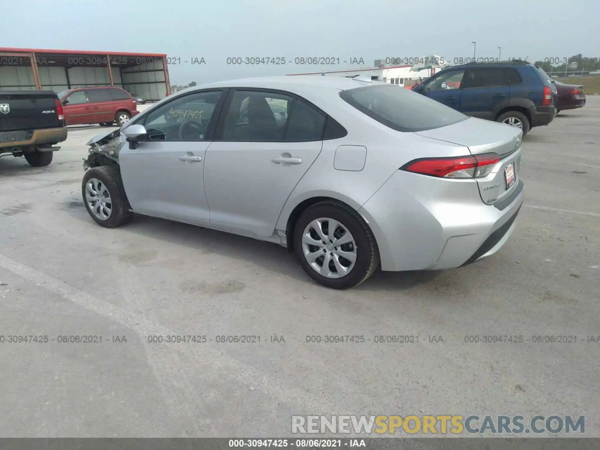 3 Photograph of a damaged car 5YFEPMAE0MP225727 TOYOTA COROLLA 2021