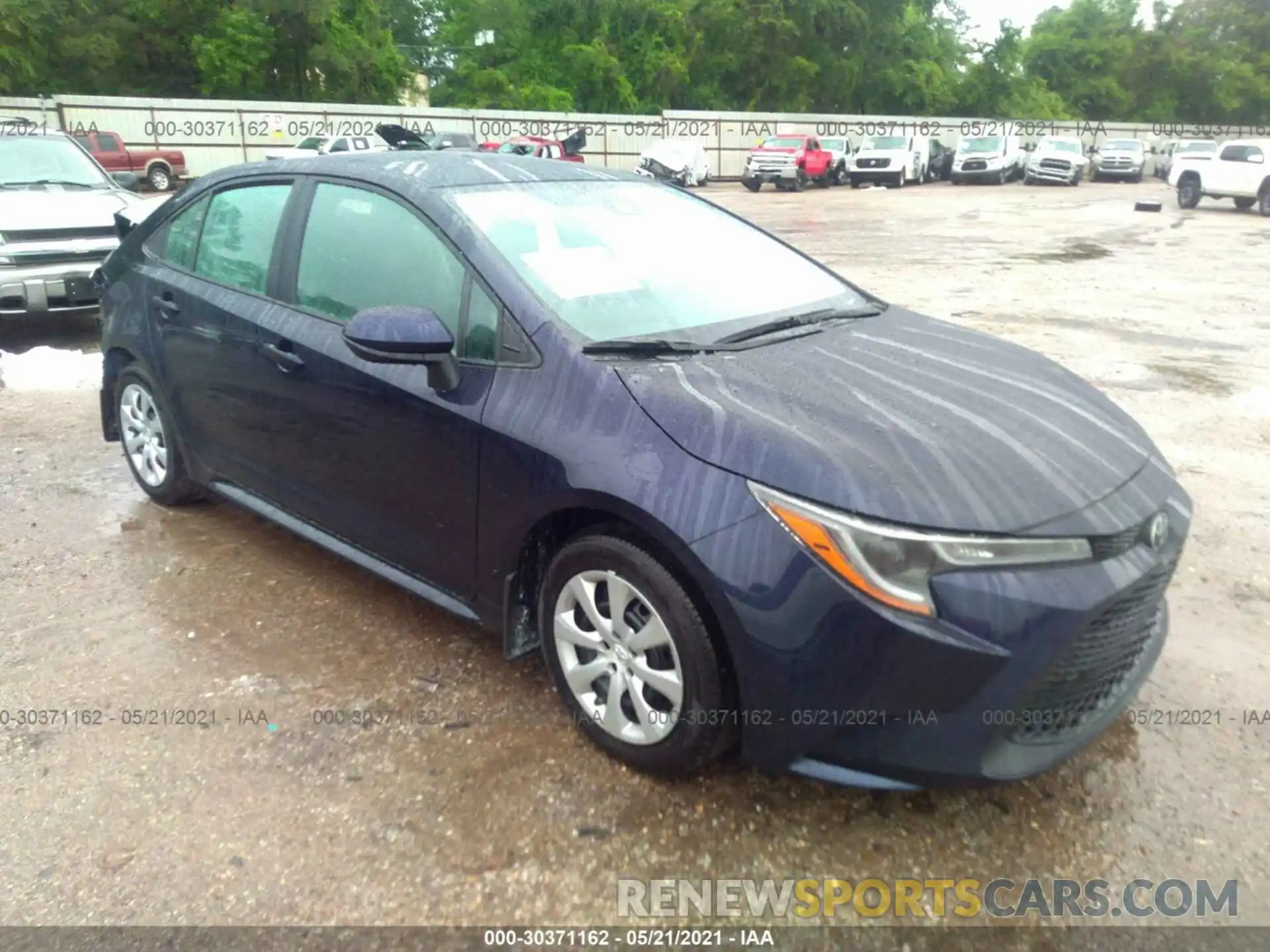 1 Photograph of a damaged car 5YFEPMAE0MP226196 TOYOTA COROLLA 2021