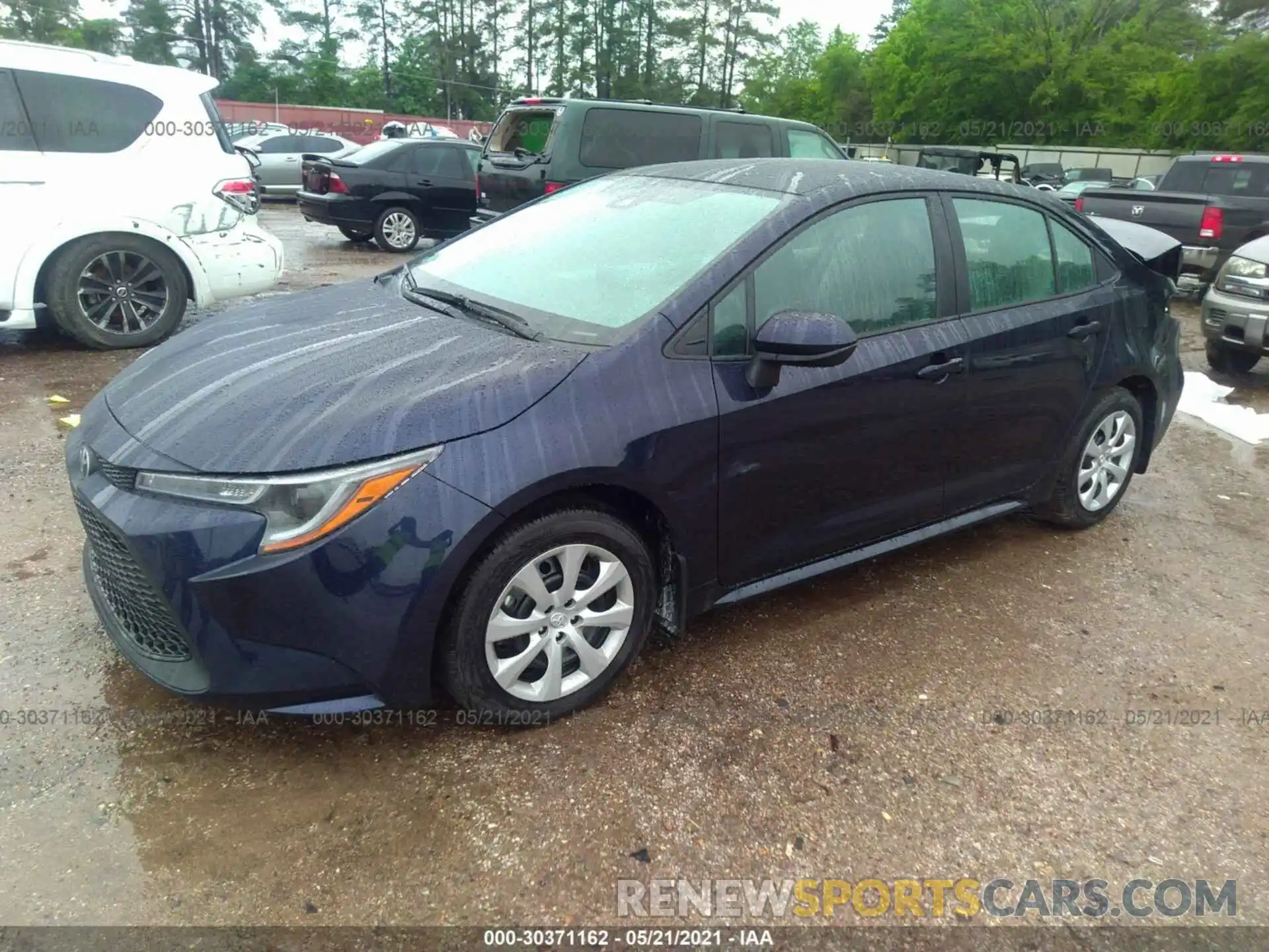 2 Photograph of a damaged car 5YFEPMAE0MP226196 TOYOTA COROLLA 2021