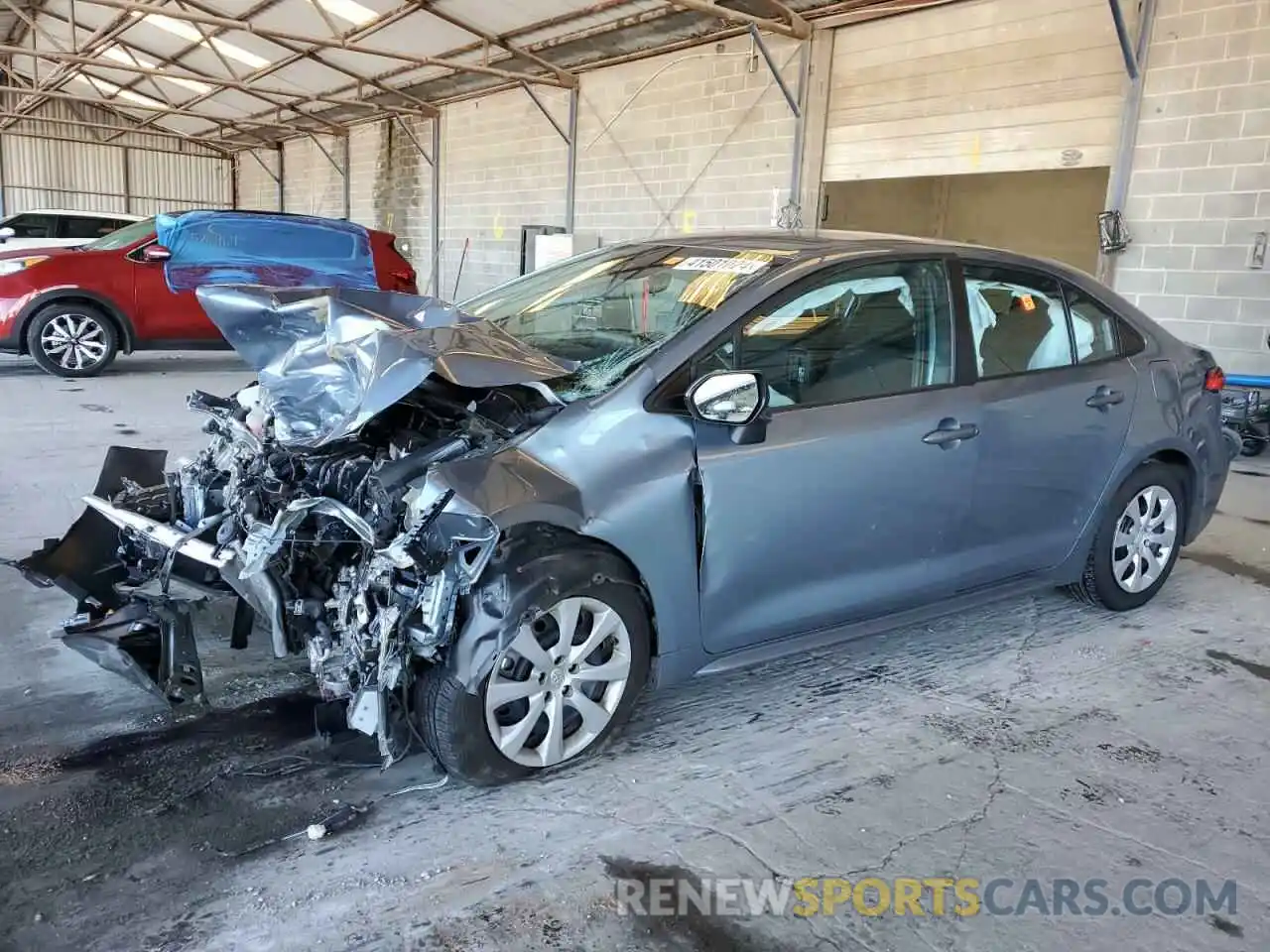 1 Photograph of a damaged car 5YFEPMAE0MP226425 TOYOTA COROLLA 2021