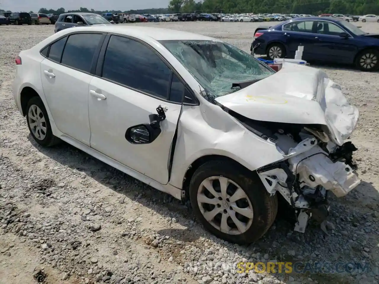 1 Photograph of a damaged car 5YFEPMAE0MP226974 TOYOTA COROLLA 2021