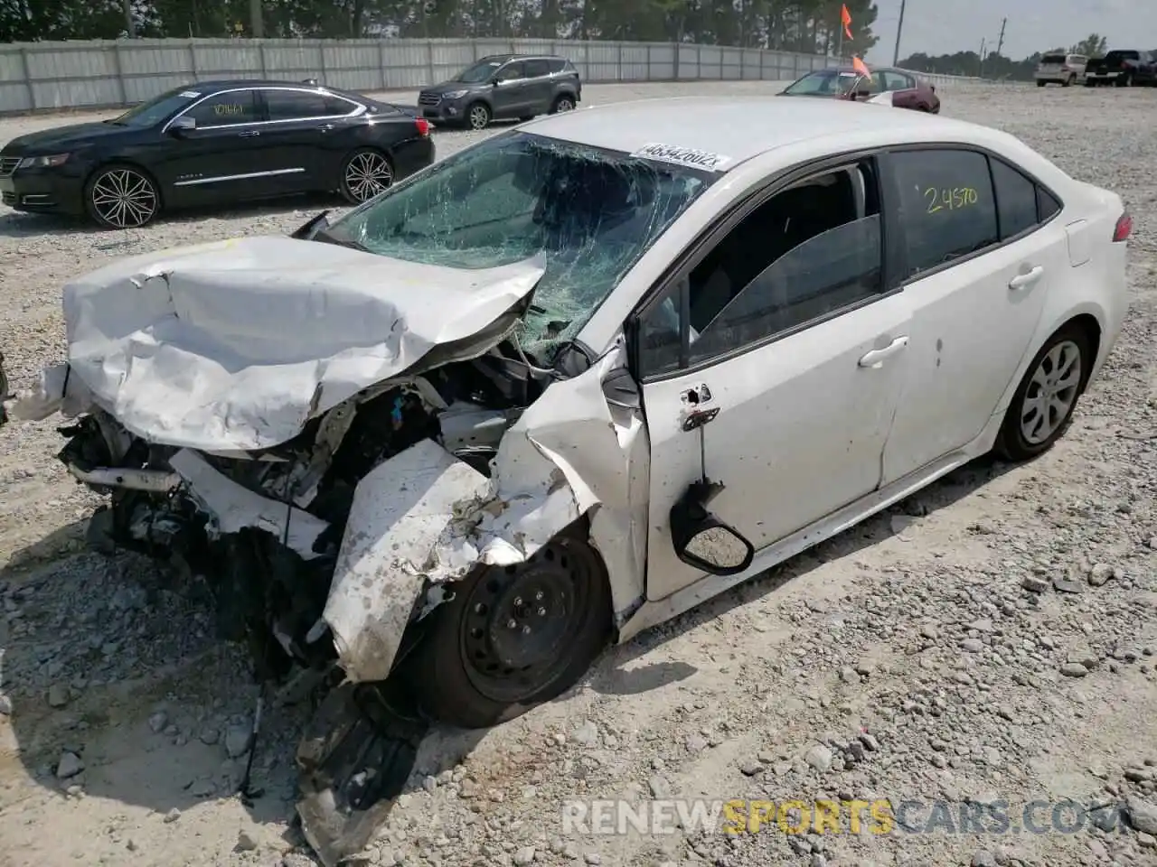 2 Photograph of a damaged car 5YFEPMAE0MP226974 TOYOTA COROLLA 2021