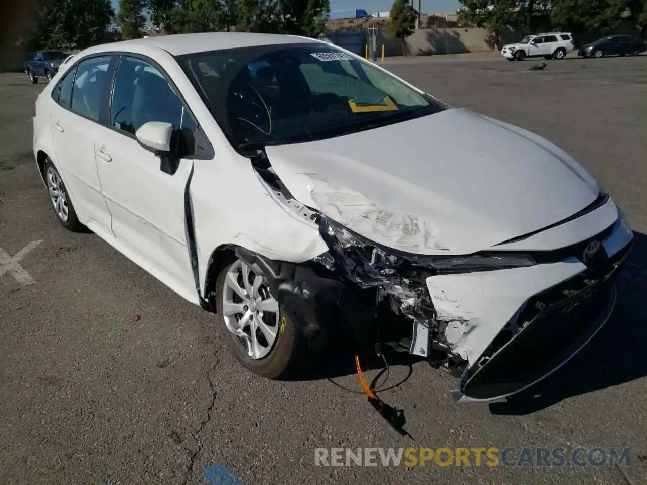 1 Photograph of a damaged car 5YFEPMAE0MP227185 TOYOTA COROLLA 2021