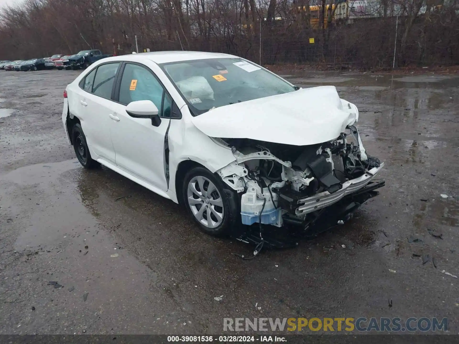 1 Photograph of a damaged car 5YFEPMAE0MP227414 TOYOTA COROLLA 2021