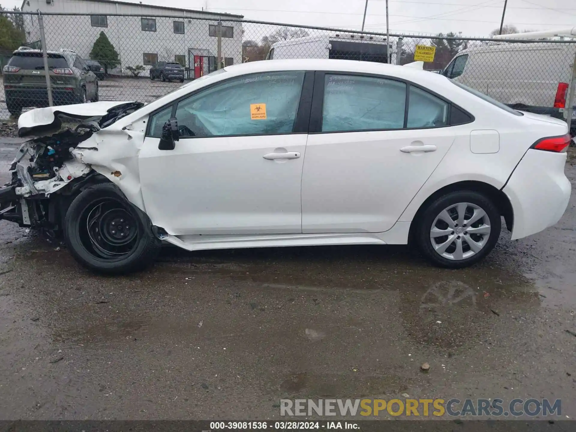 13 Photograph of a damaged car 5YFEPMAE0MP227414 TOYOTA COROLLA 2021