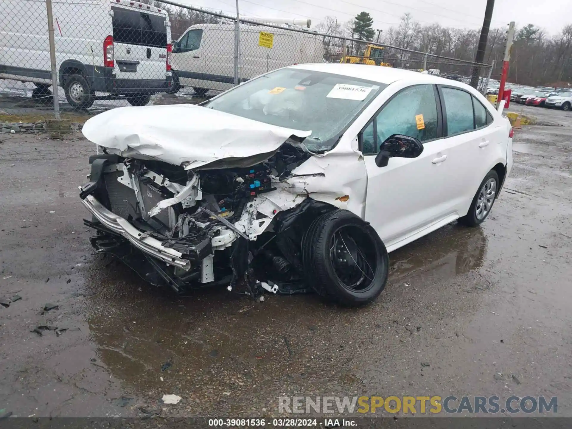 2 Photograph of a damaged car 5YFEPMAE0MP227414 TOYOTA COROLLA 2021